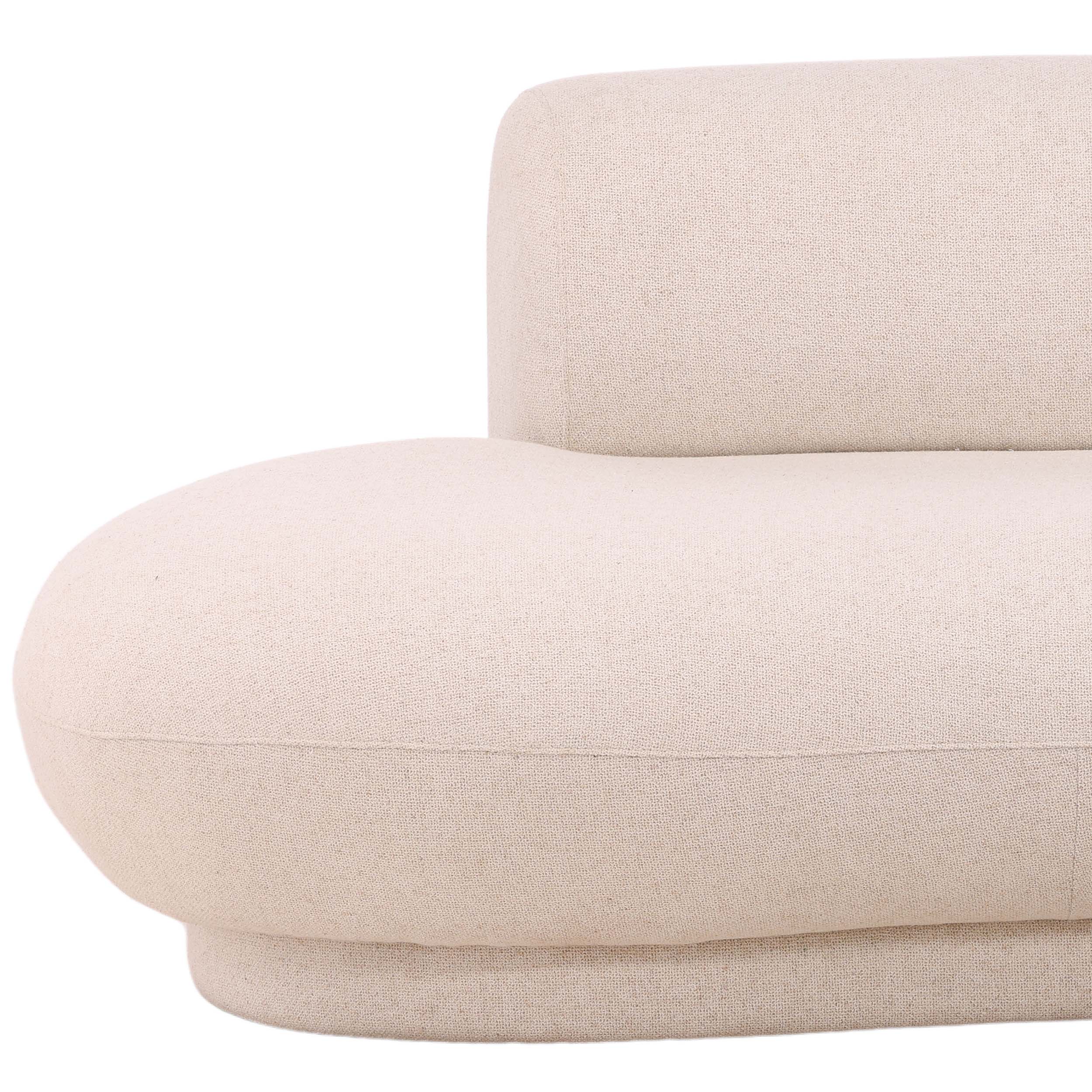 Lake Chaise Sectional, Cream - Image 5