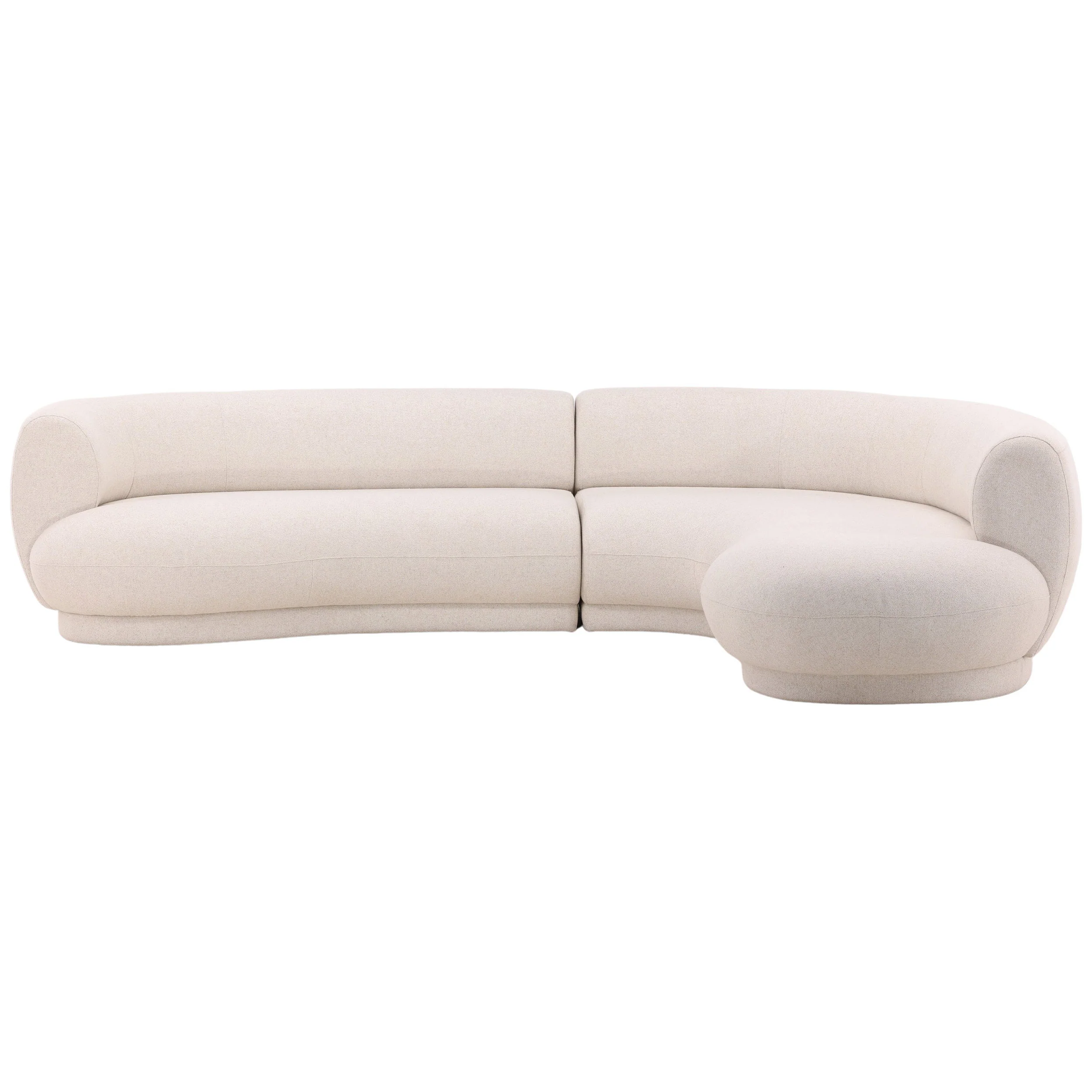 Lake Chaise Sectional, Cream - Image 6
