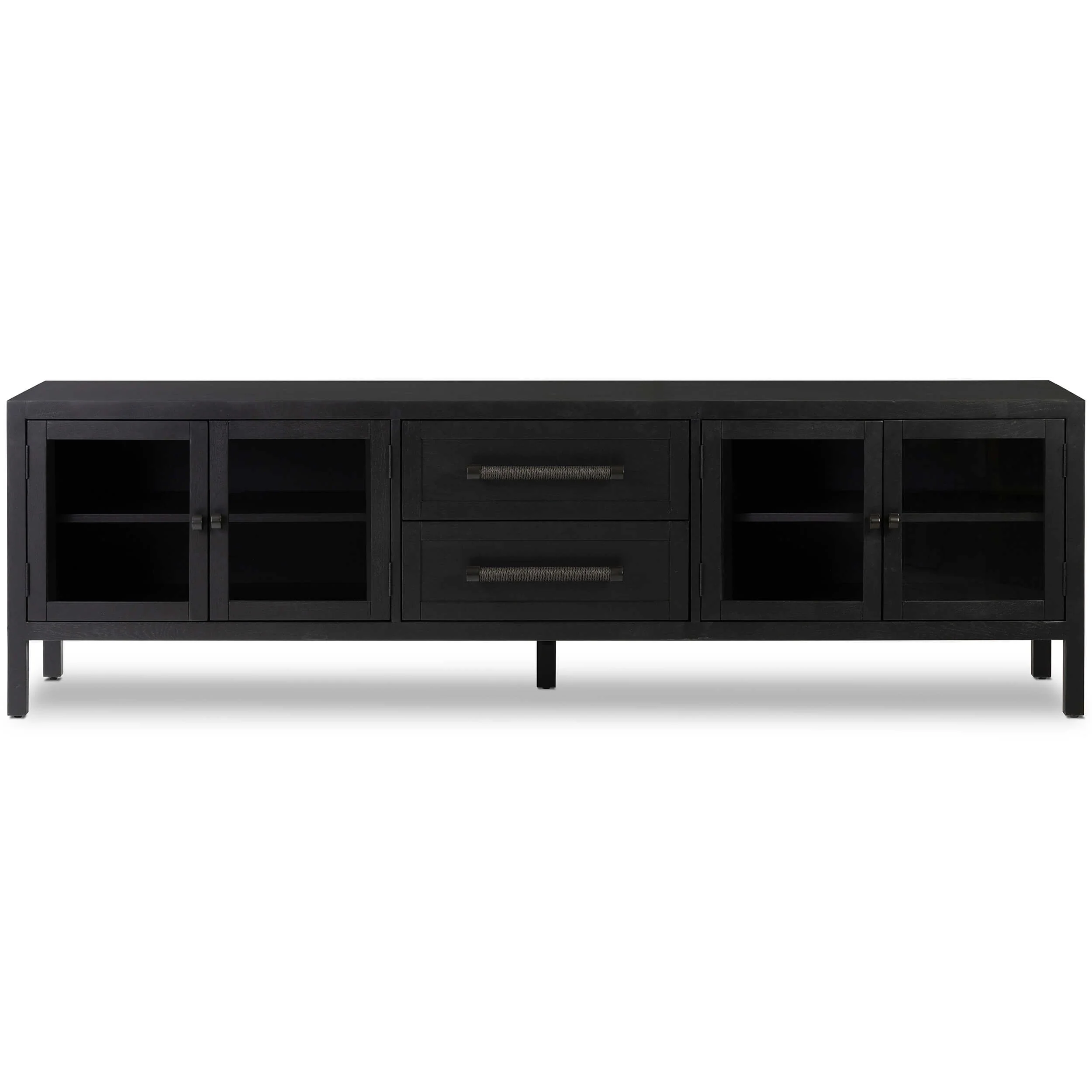 Laker Media Console, Black by Four Hands - Image 3