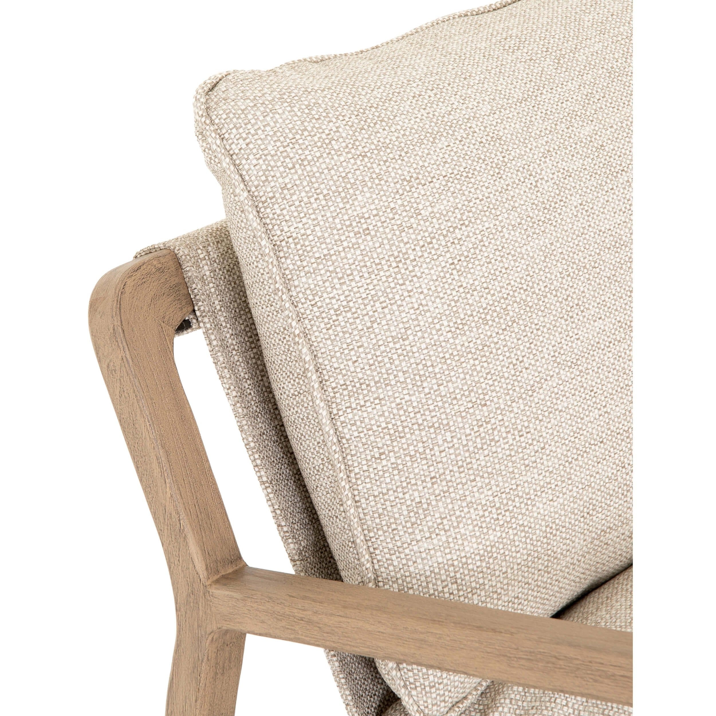 Lane Outdoor Chair, Faye Sand/Washed Brown by Four Hands - Image 6
