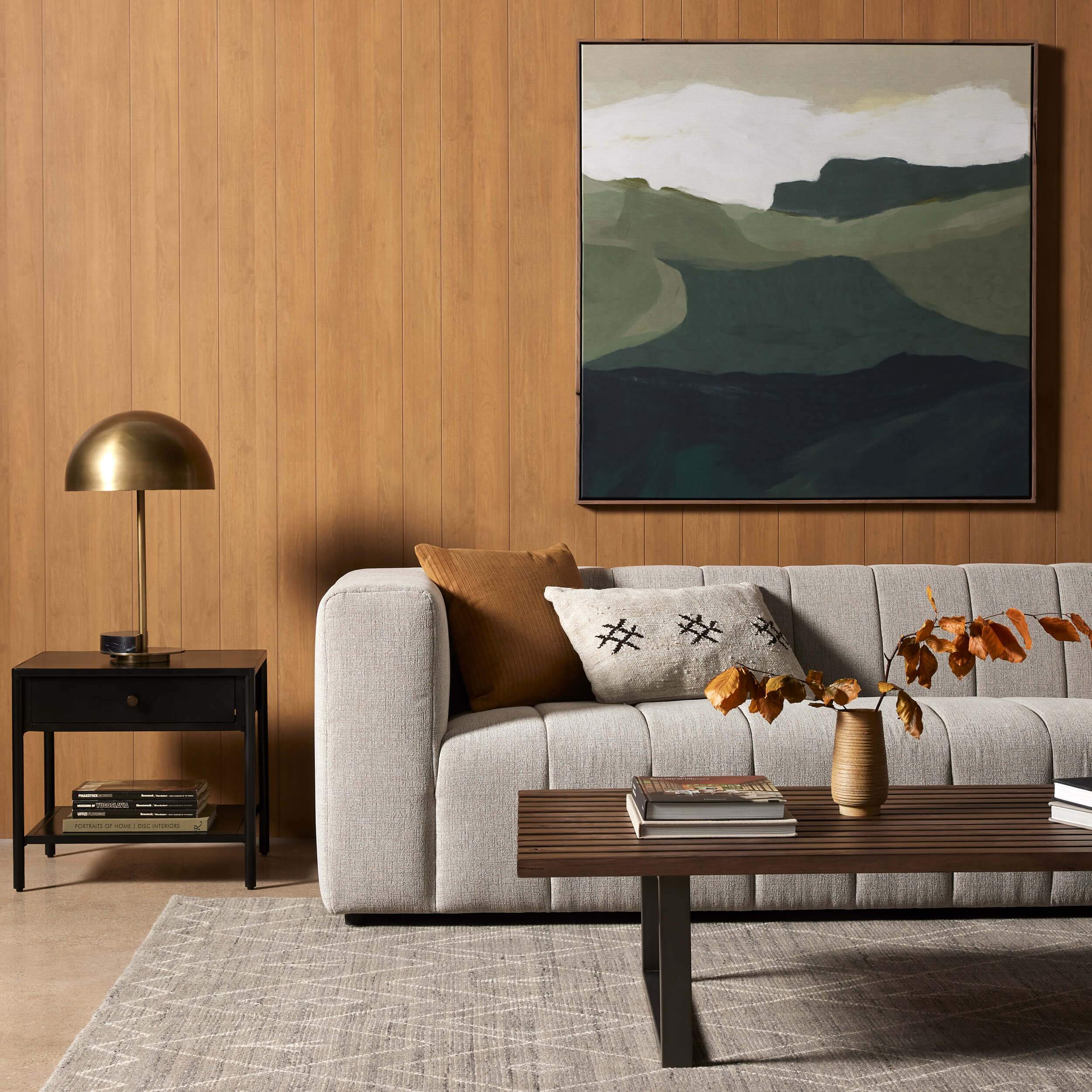 Langham 89" Sofa, Napa Sandstone - Image 2