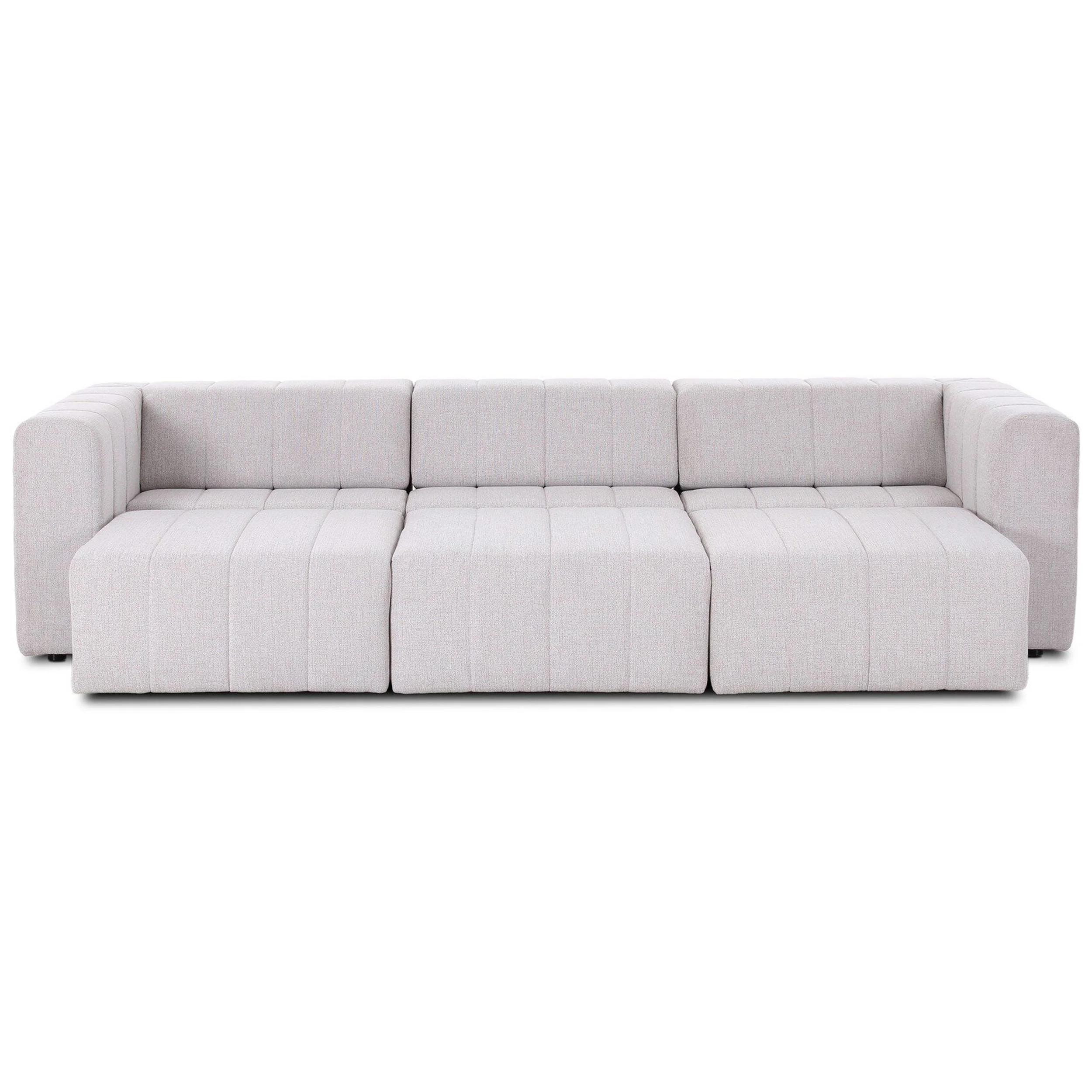 Langham Power Recliner 3 Piece Sectional, Napa Sandstone by Four Hands - Image 6