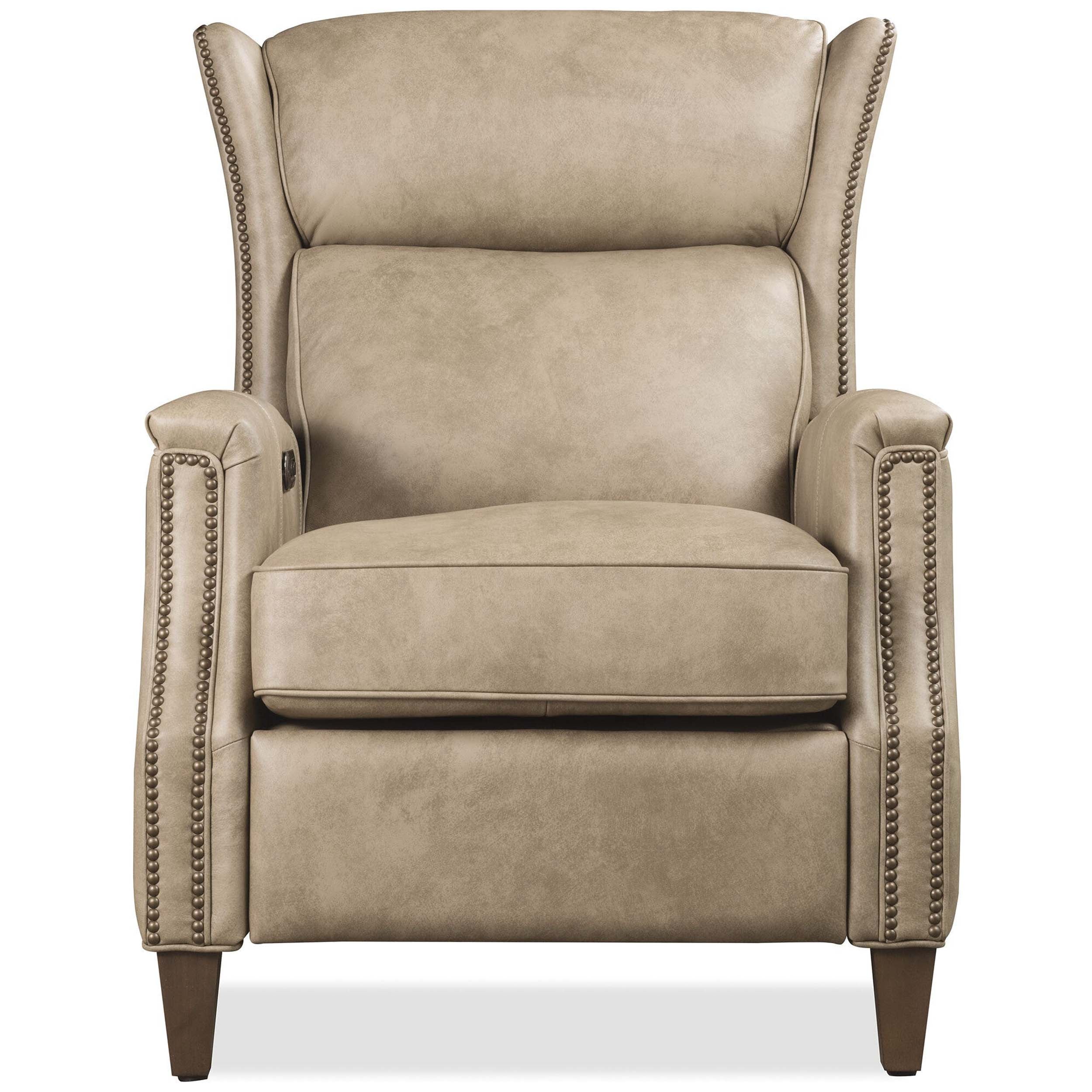 Lansing Leather Power Recliner, Enna Caribou - Image 2