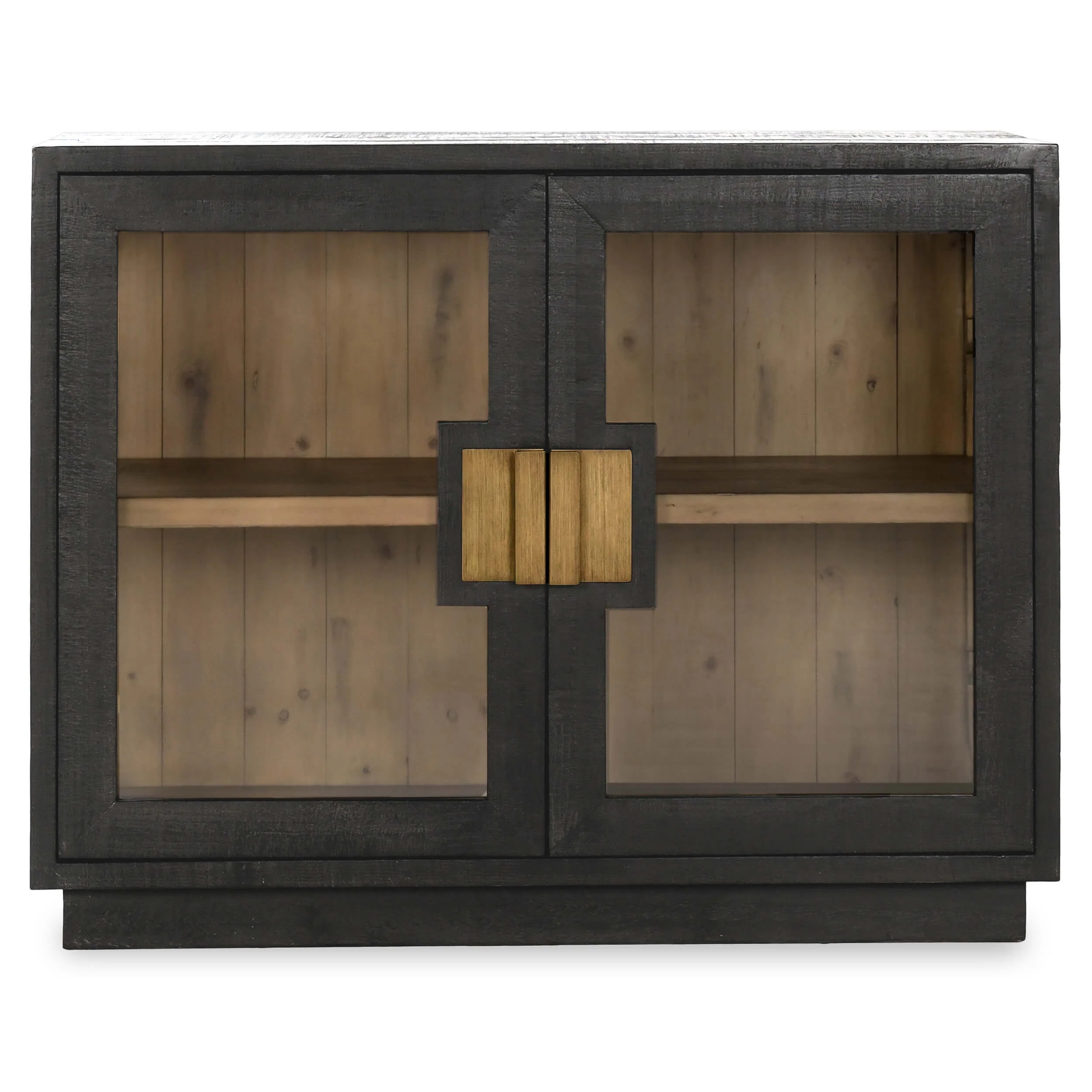 Larson 2 Door Cabinet, Carbon Black - Image 2