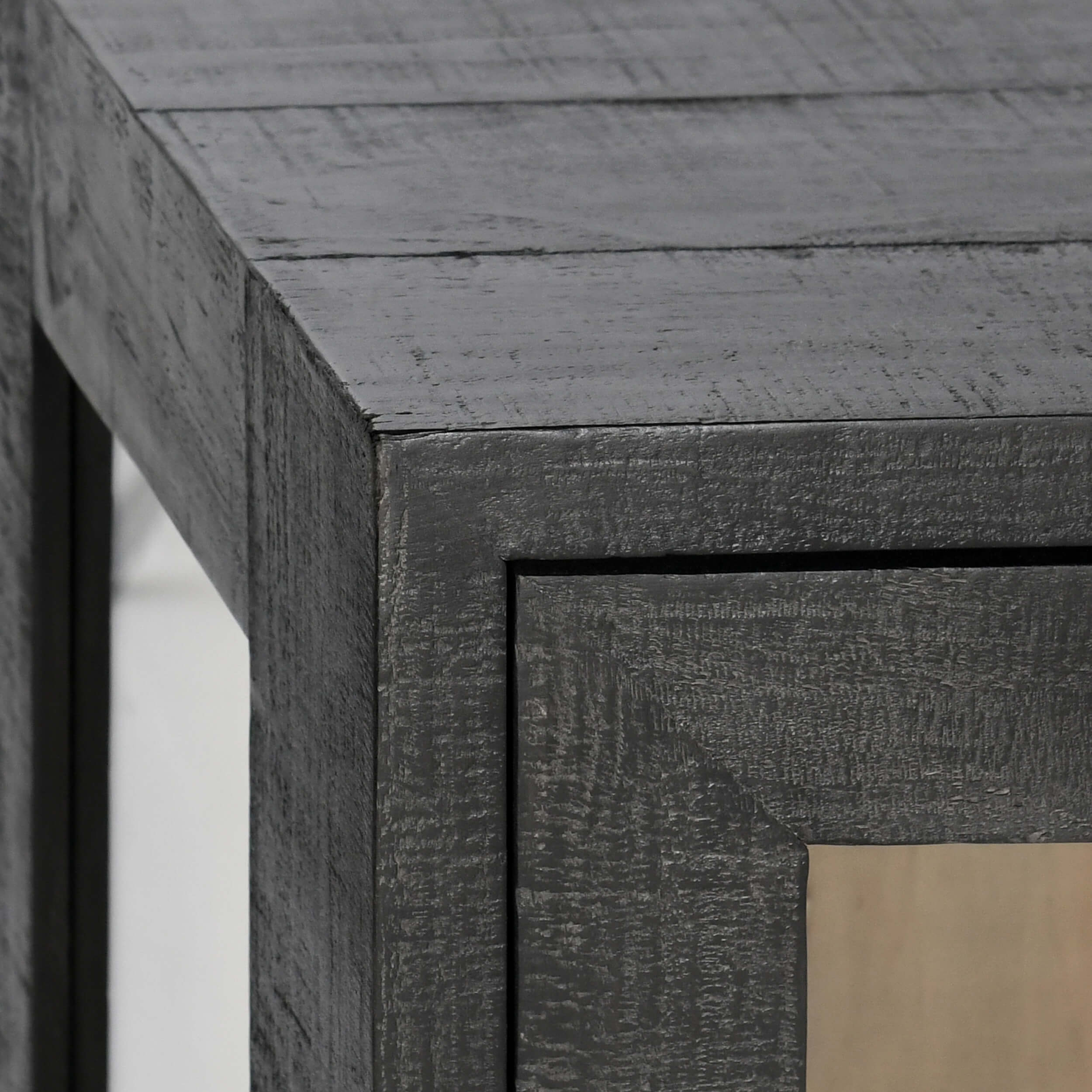 Larson 2 Door Cabinet, Carbon Black - Image 6