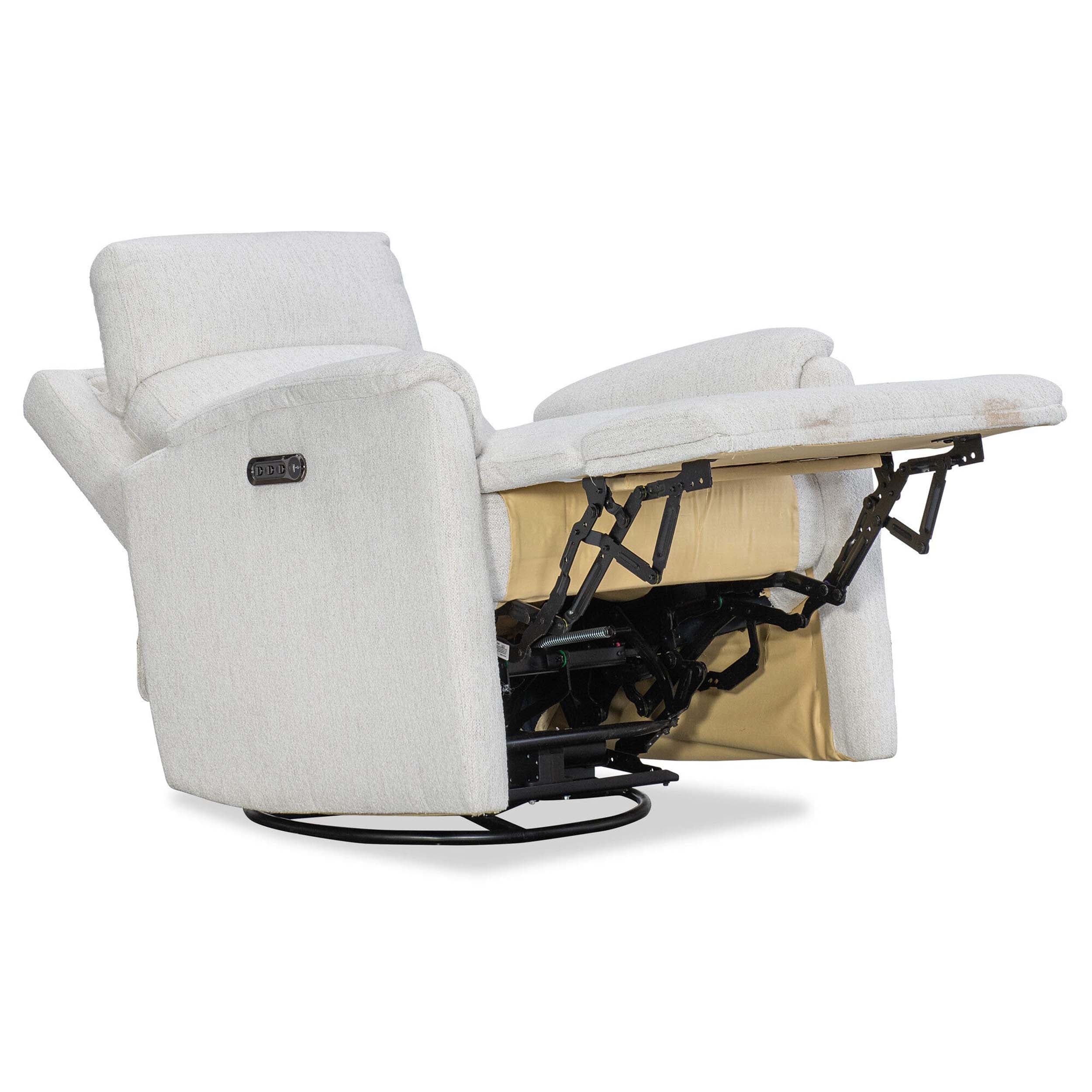 Latitudes Power Swivel Recliner, Zena Cotton - Image 6