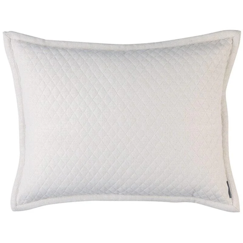 Laurie Diamond Quilted Sham, Ivory