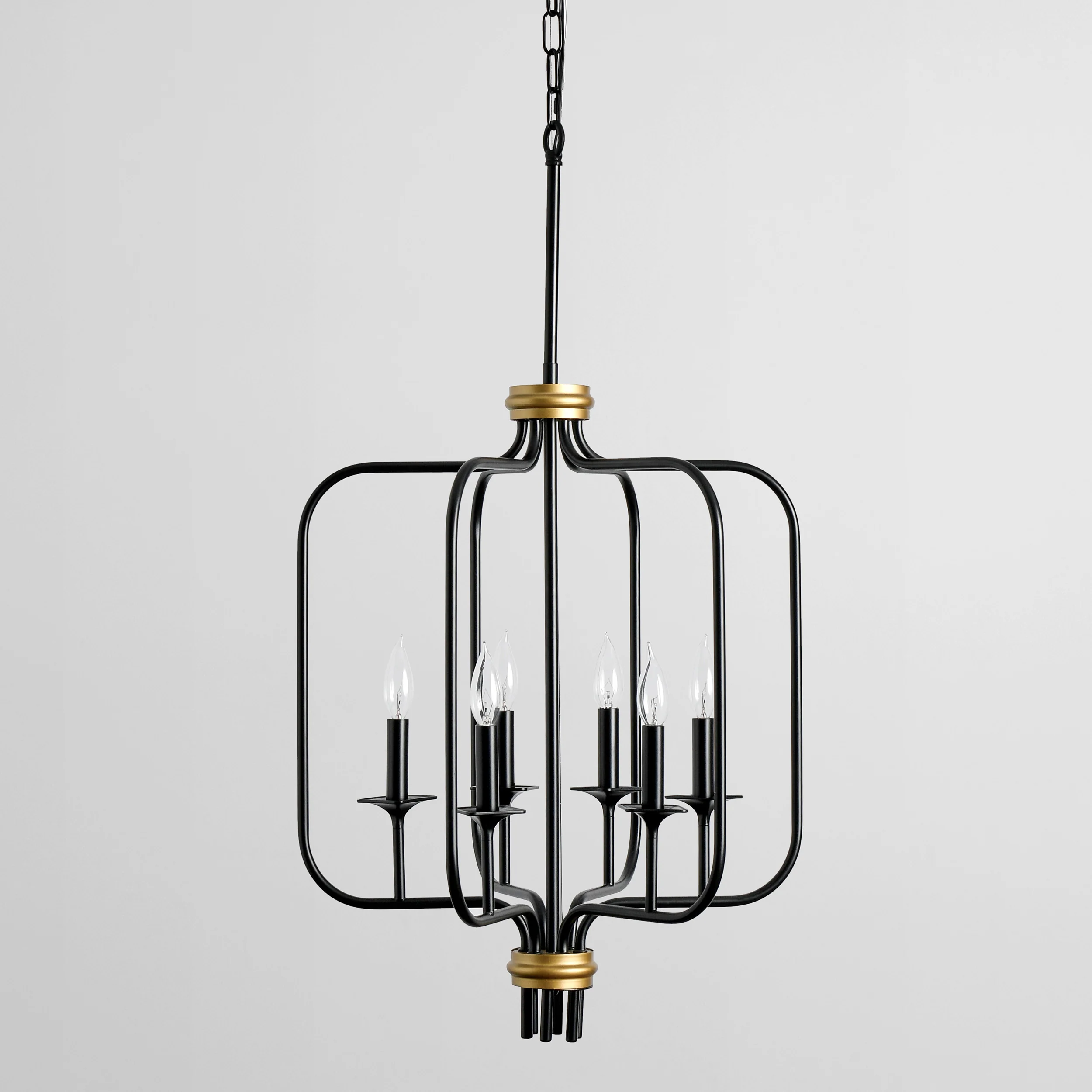 Laurie Round Chandelier, Black - Image 2