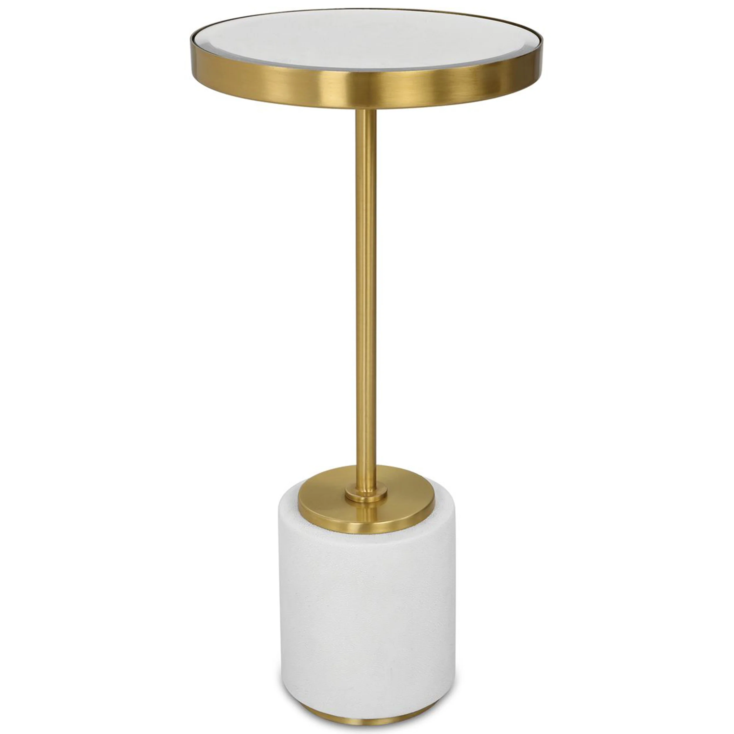 Laurier Drink Table, White
