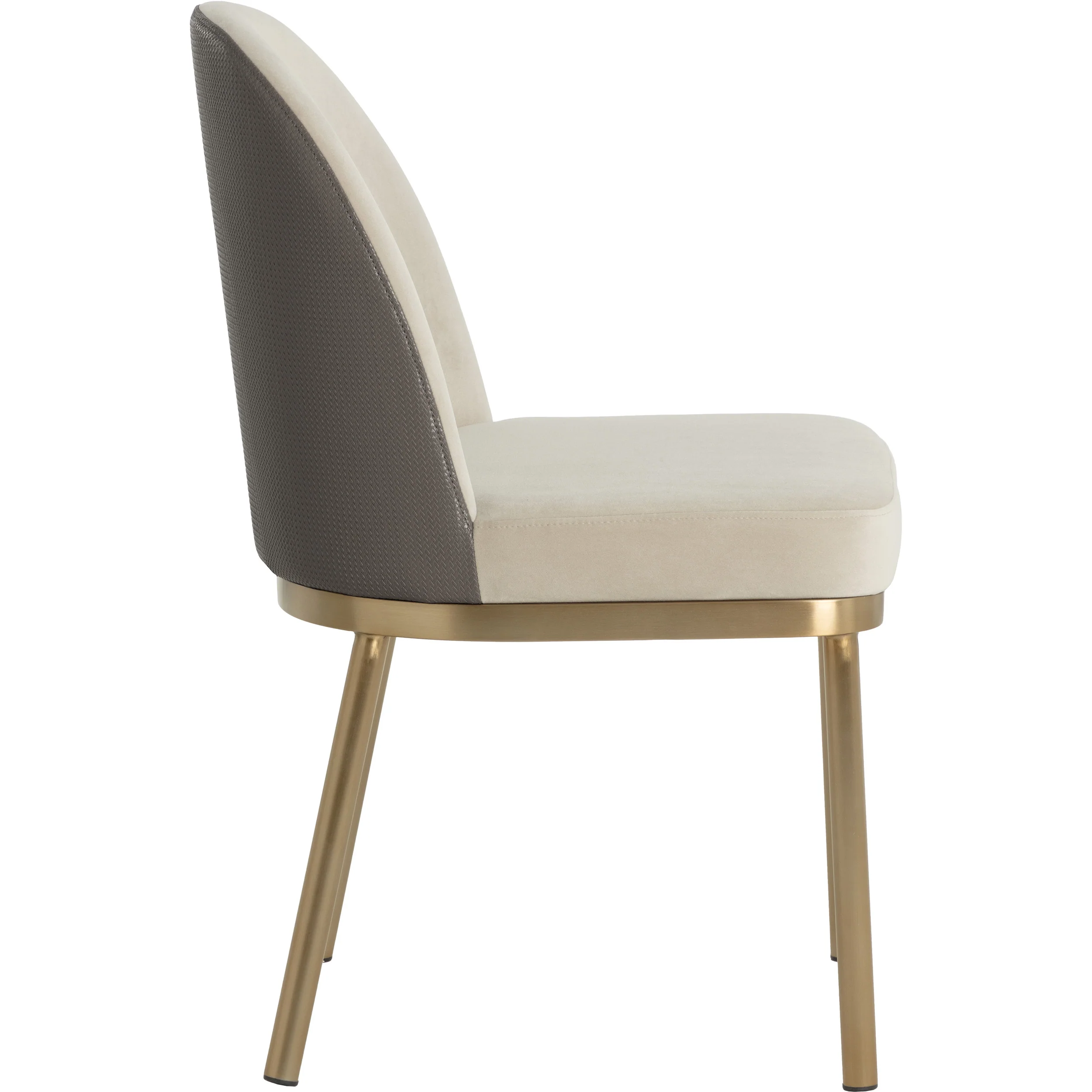 Lavania Dining Chair, Meg Taupe/Porcini Taupe, Set of 2 - Image 3