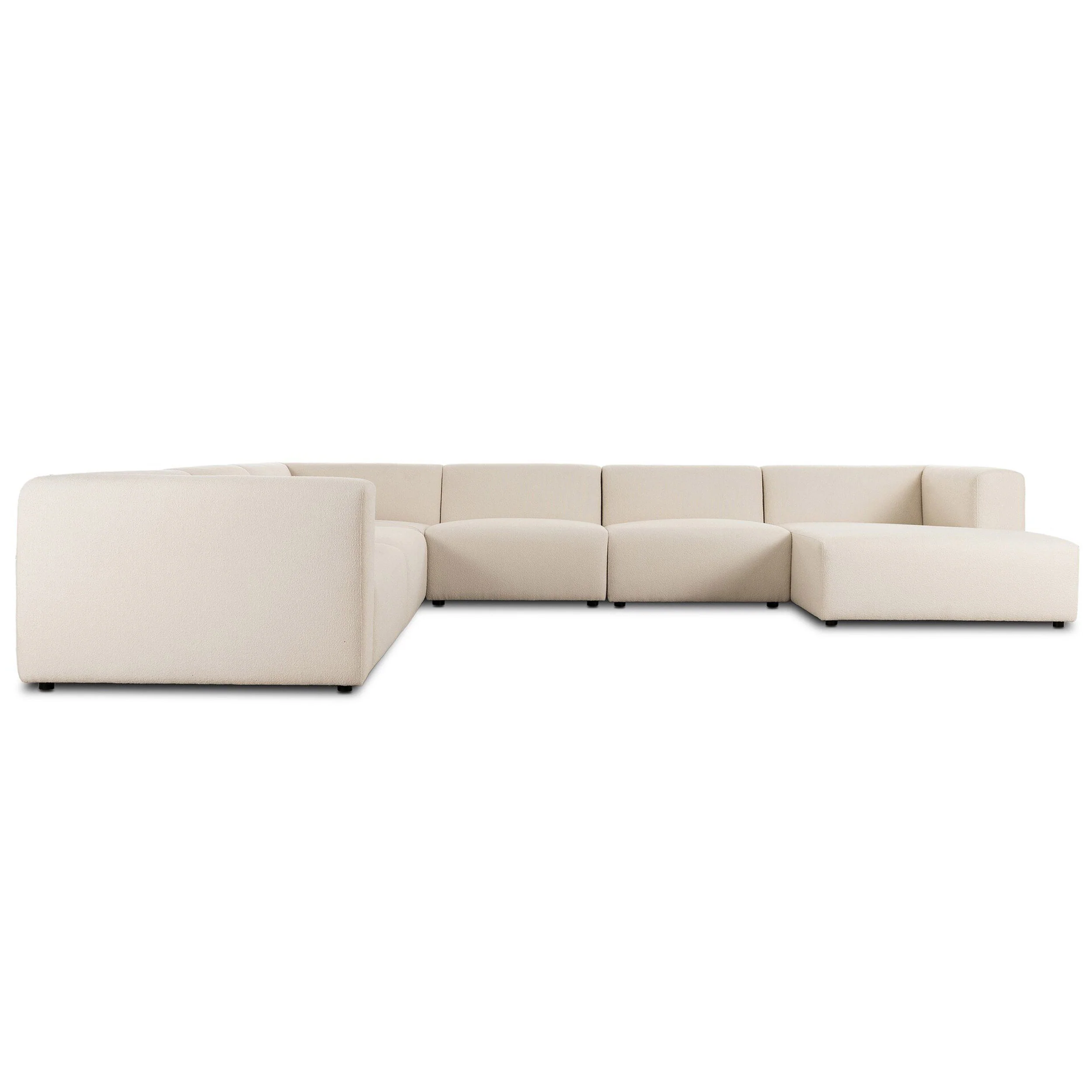 Lawndale 6 Piece Sectional, Fayetteville Cloud by Four Hands - Image 6