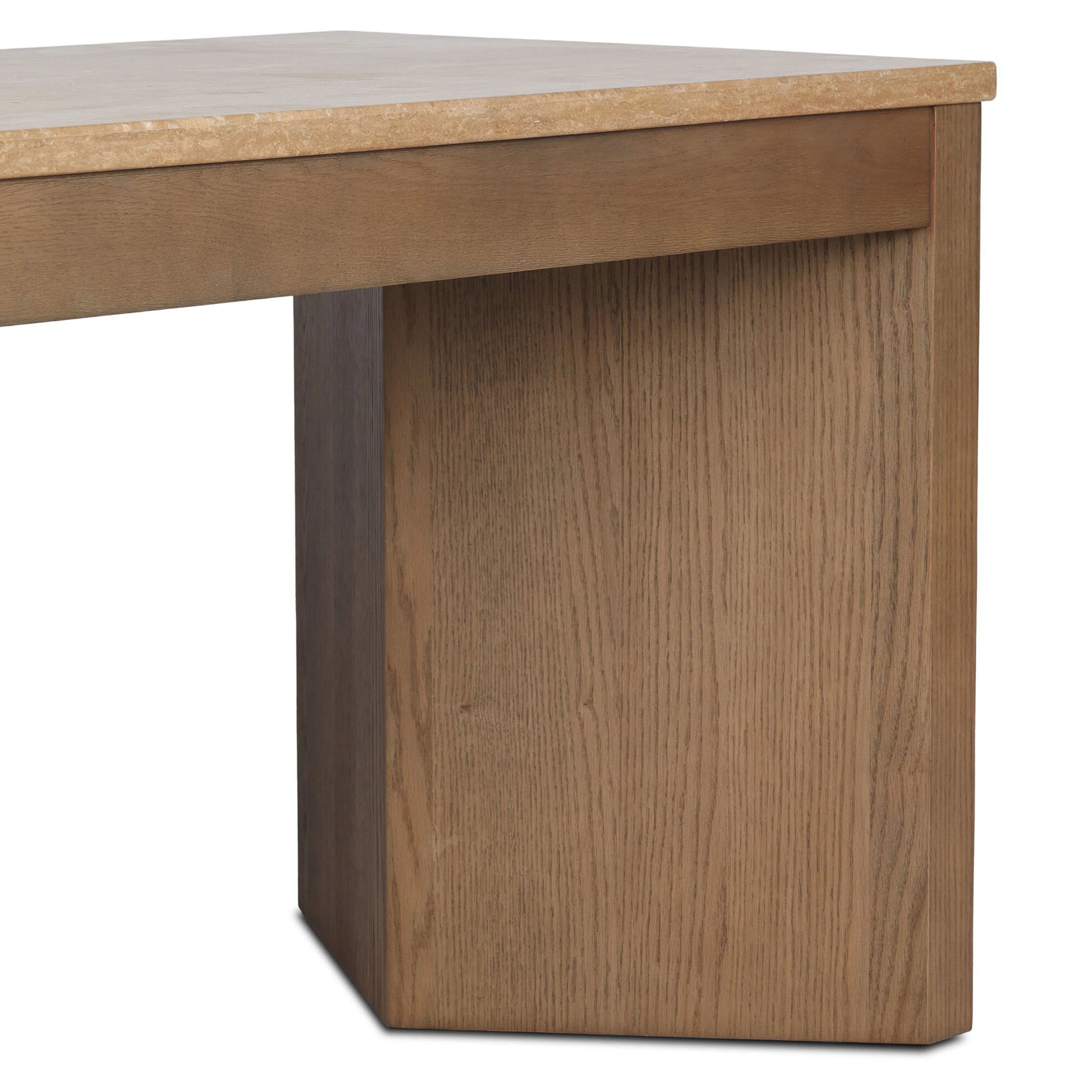 Lawson Desk, Golden Travertine by Four Hands - Image 7