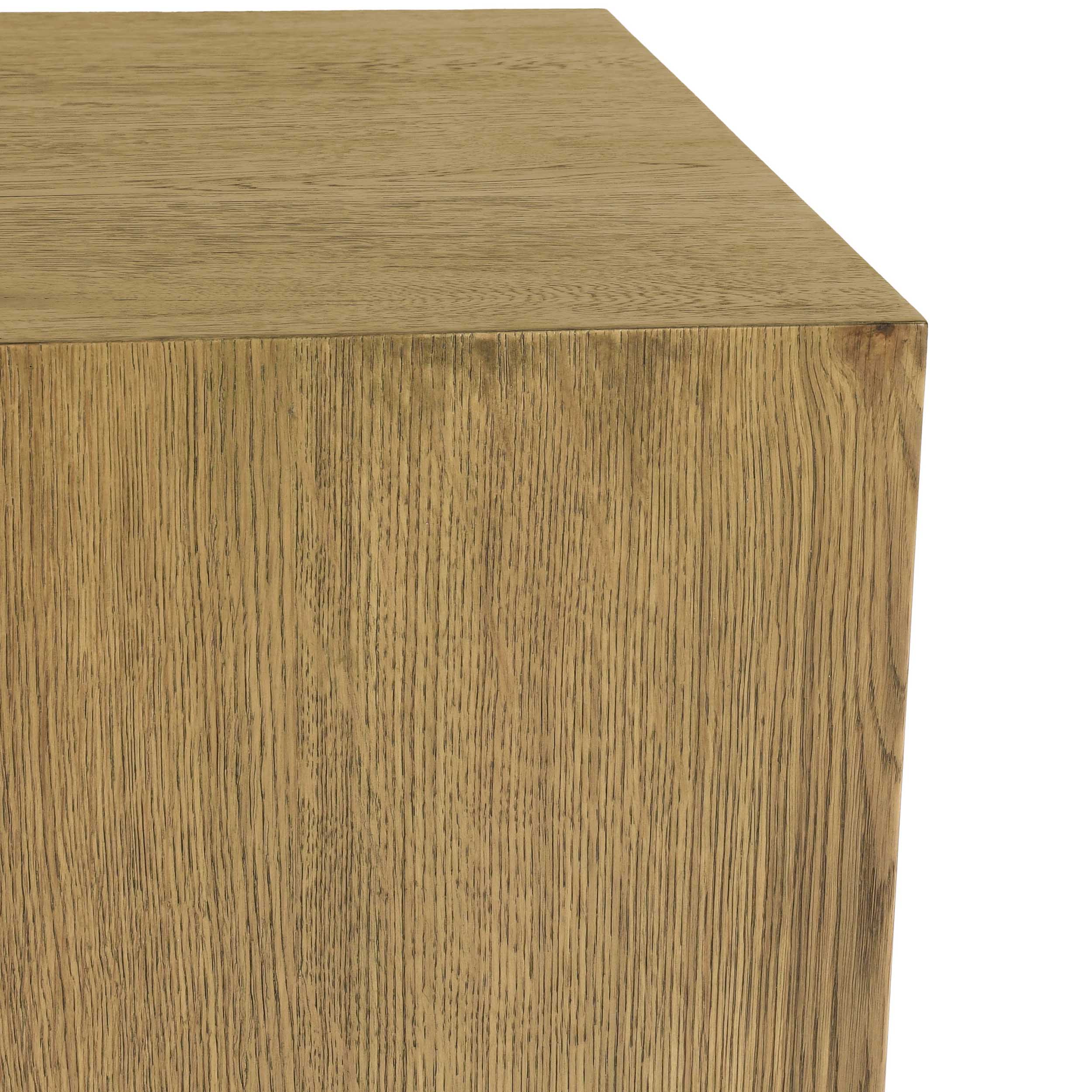 Layne Square End Table, Light Brown - Image 3