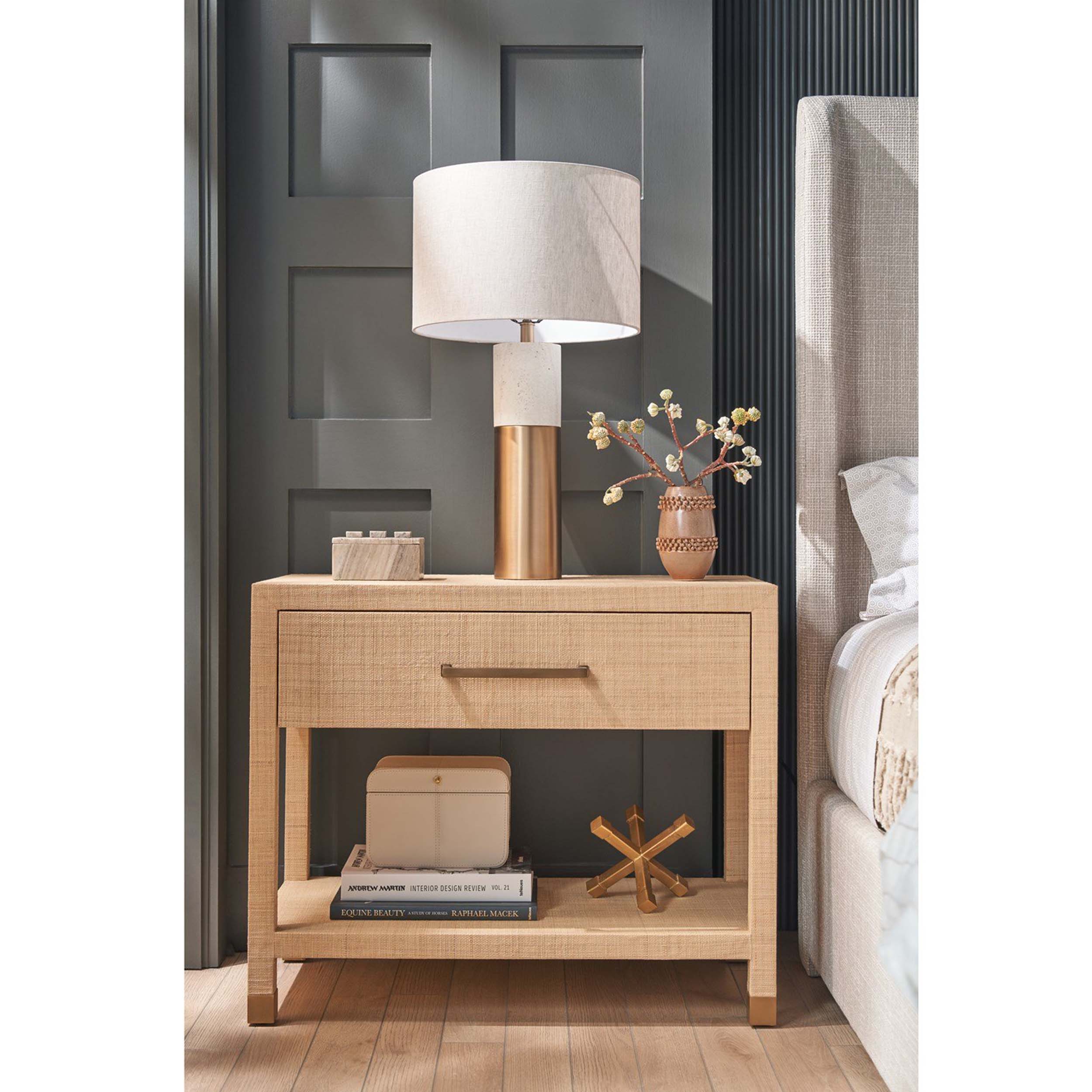 Leah Nightstand, Raffia - Image 3
