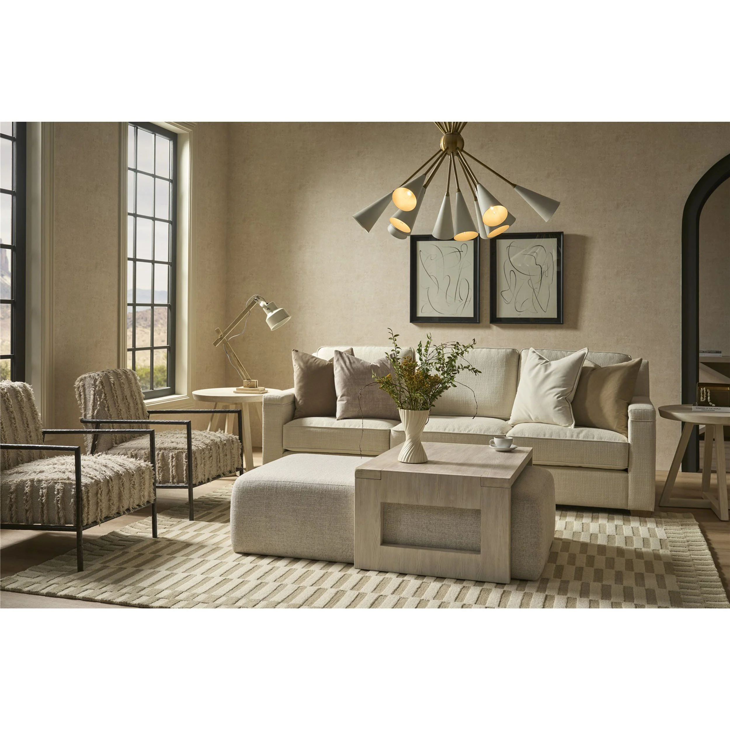 Leah Sofa, Asbury Oatmeal - Image 3