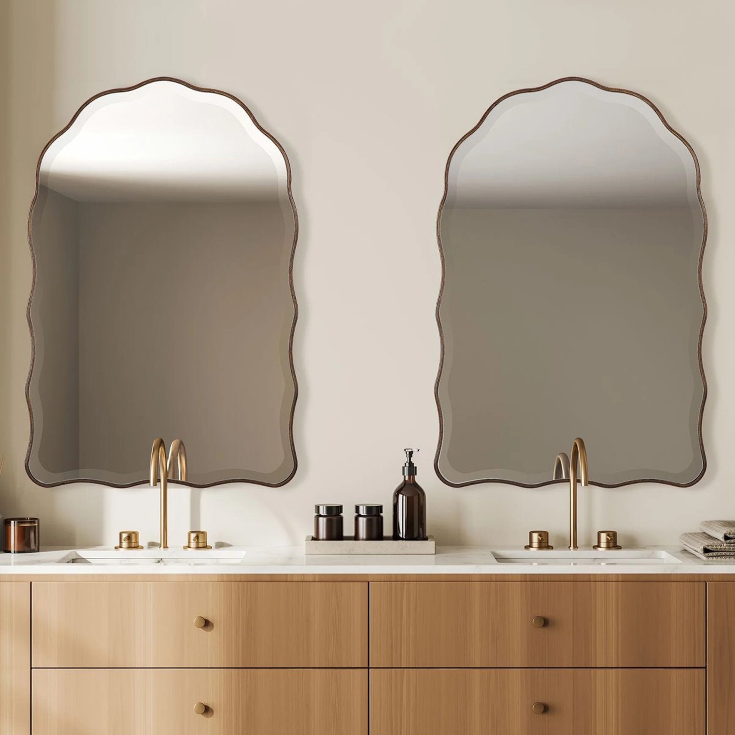Leander Mirror, Bronze - Image 4