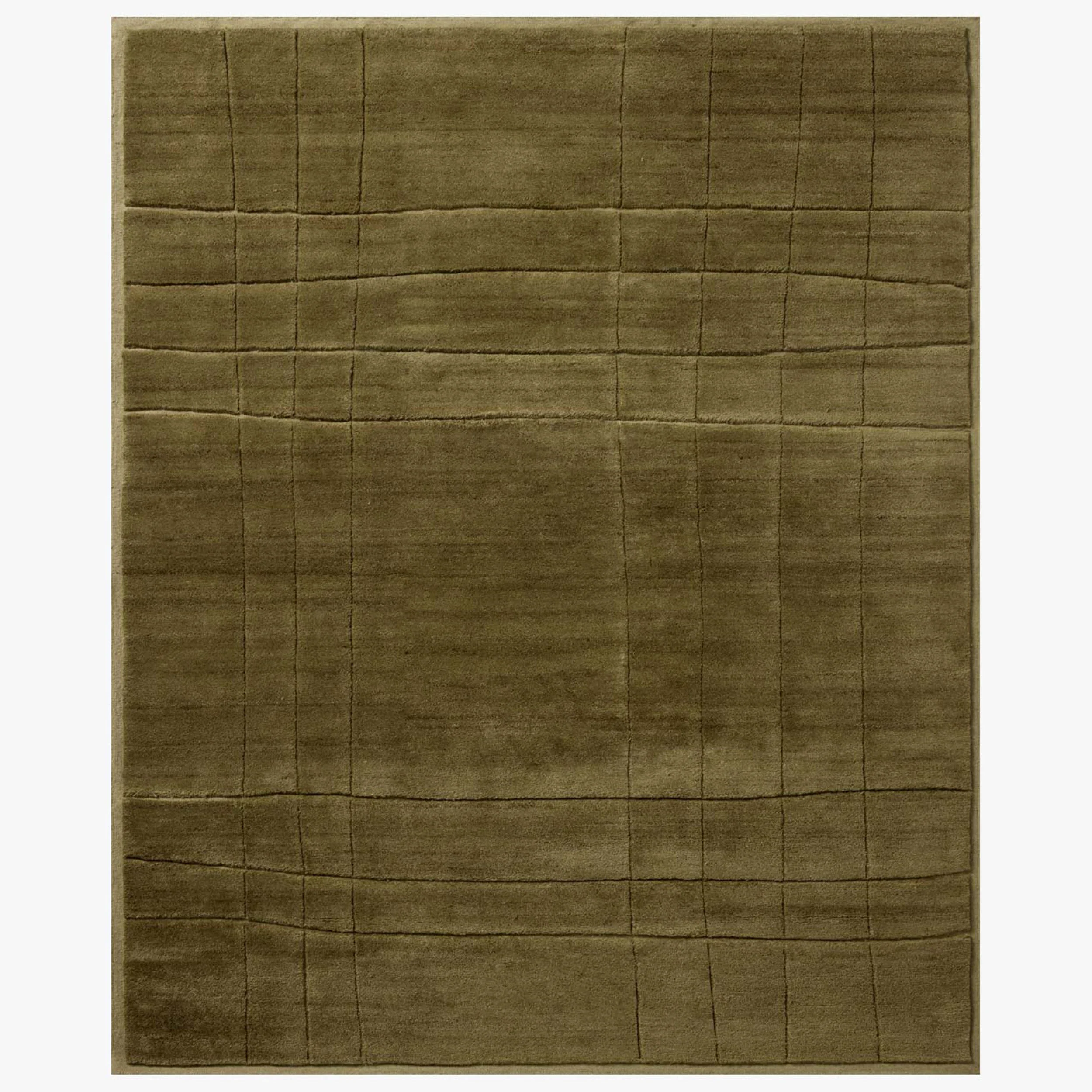 Leanne Ford × Loloi Rug Bracken BKN-02, Moss/Olive