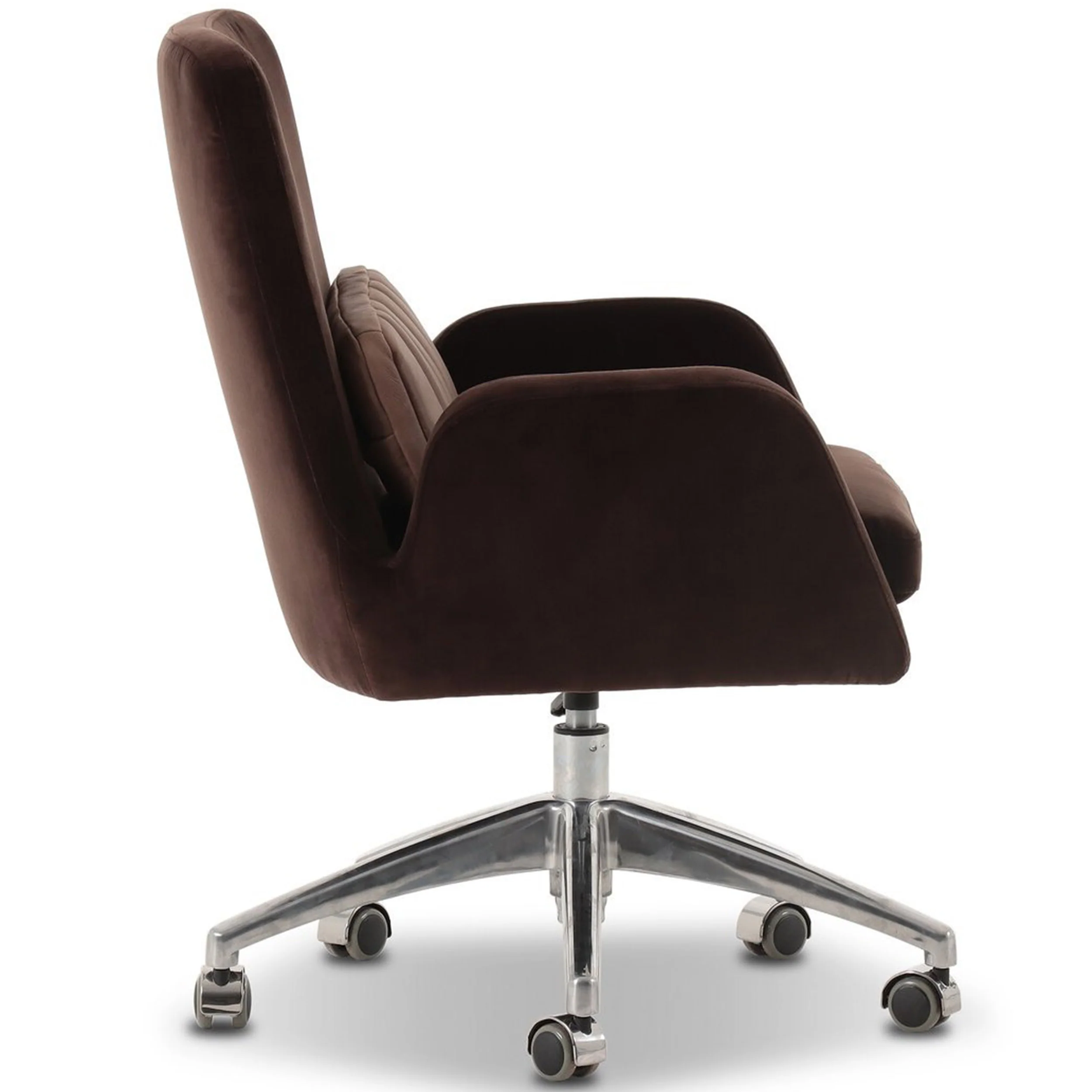 Leda Desk Chair, Surrey Cocoa by Four Hands - Image 3