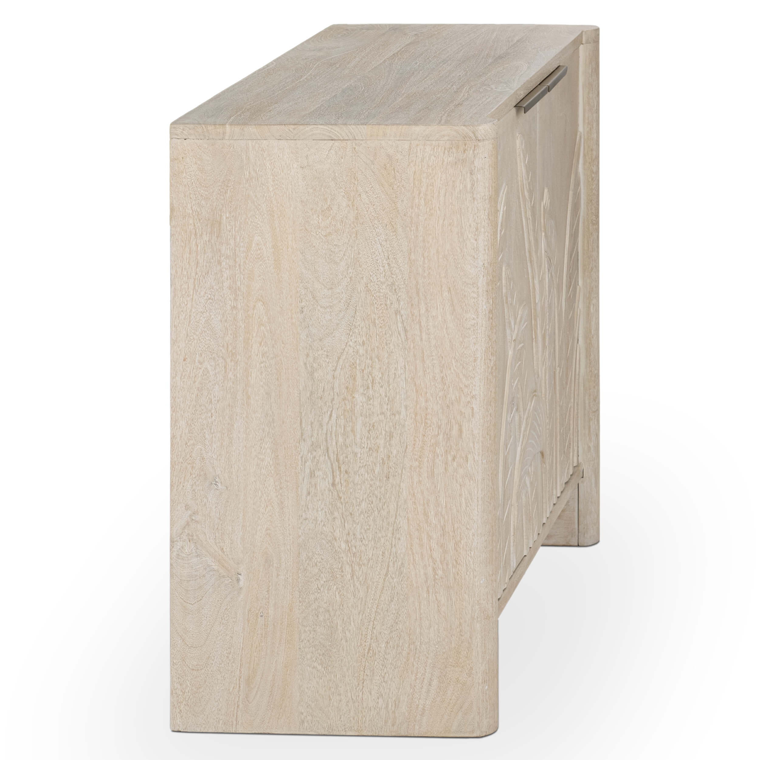 Ledro 2 Door Cabinet, White Washed - Image 3