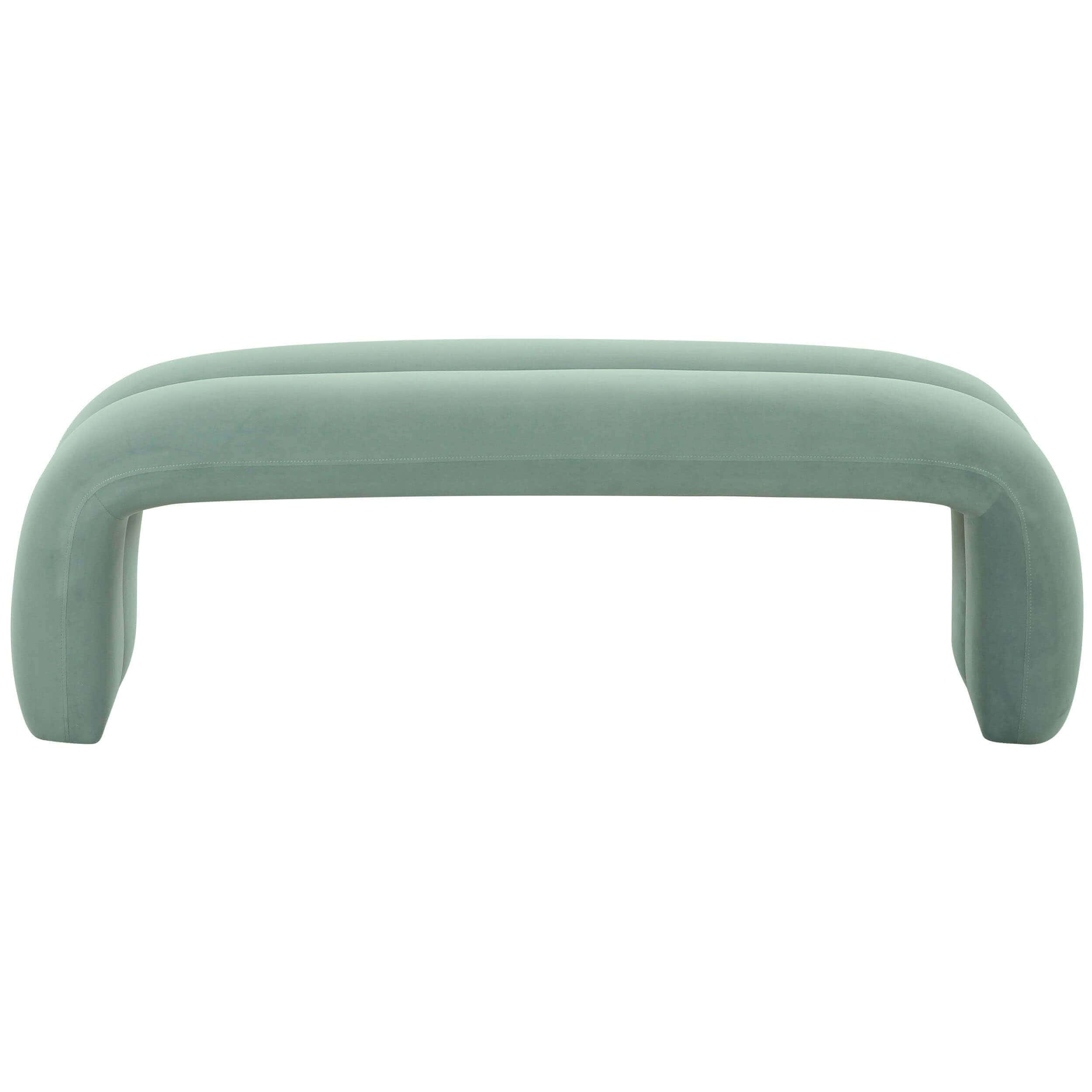 Leigh Channeled Bench, Green - Image 2