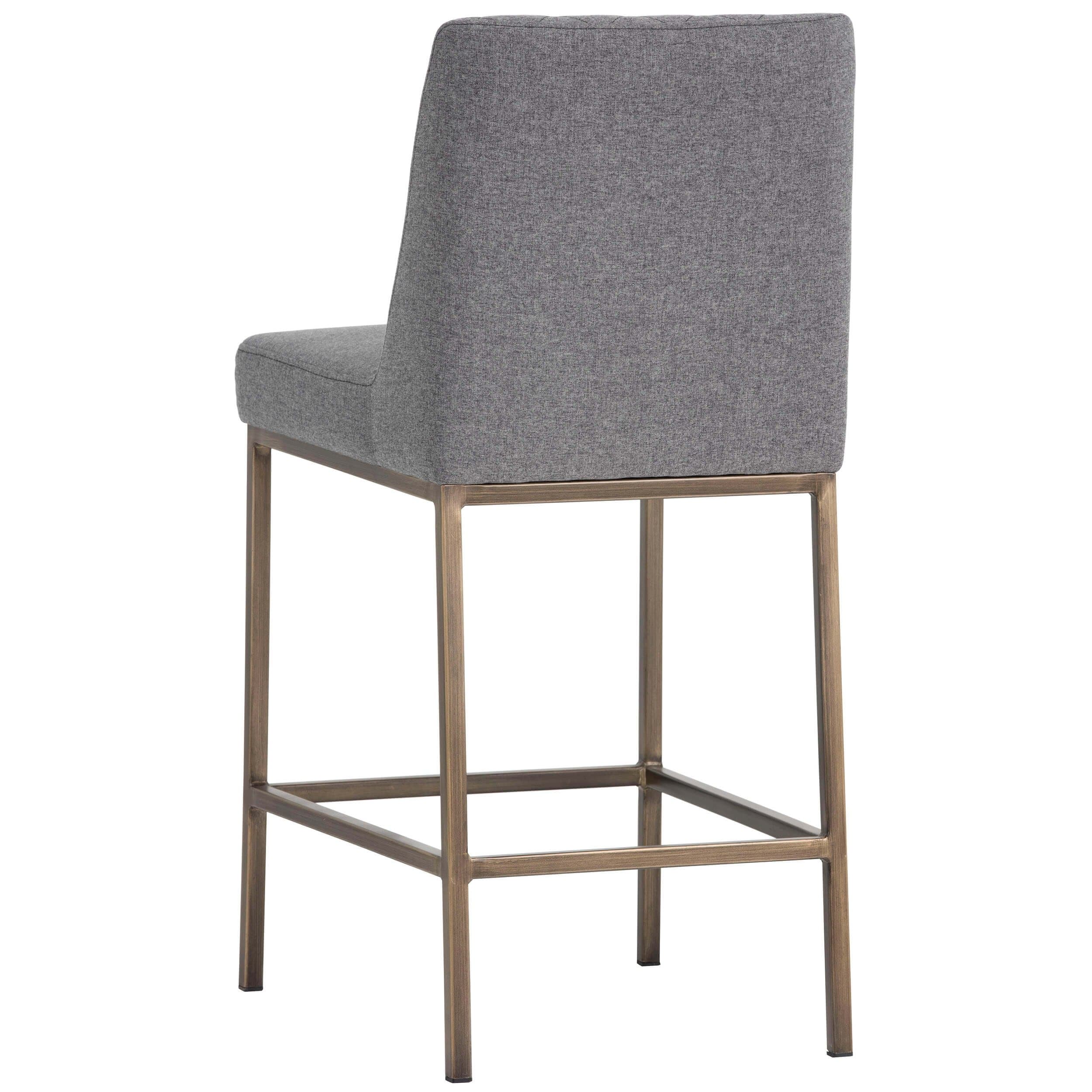 Leighland Counter Stool, Dark Grey - Image 3