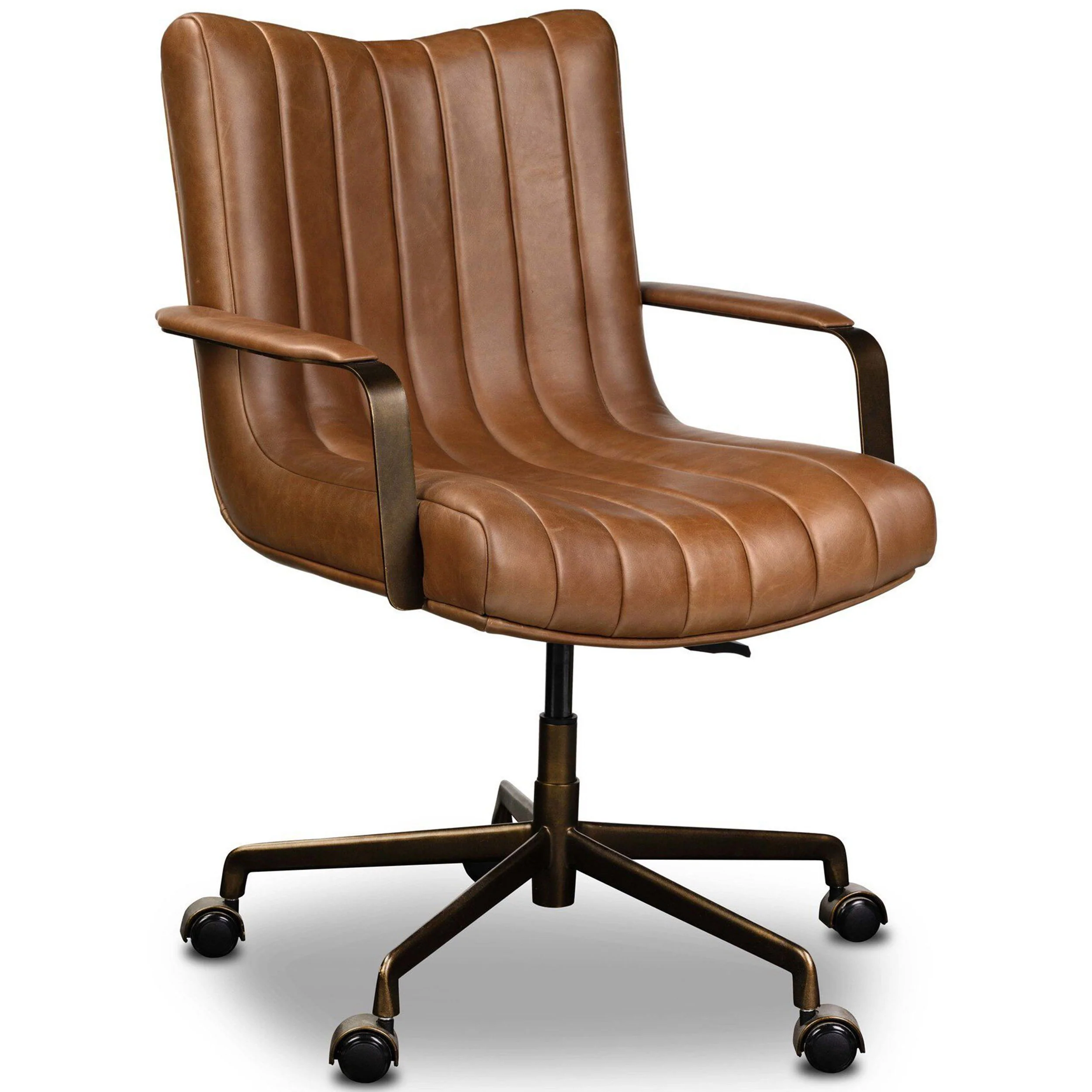 Lemmy Desk Chair, Sonoma Chestnut by Four Hands