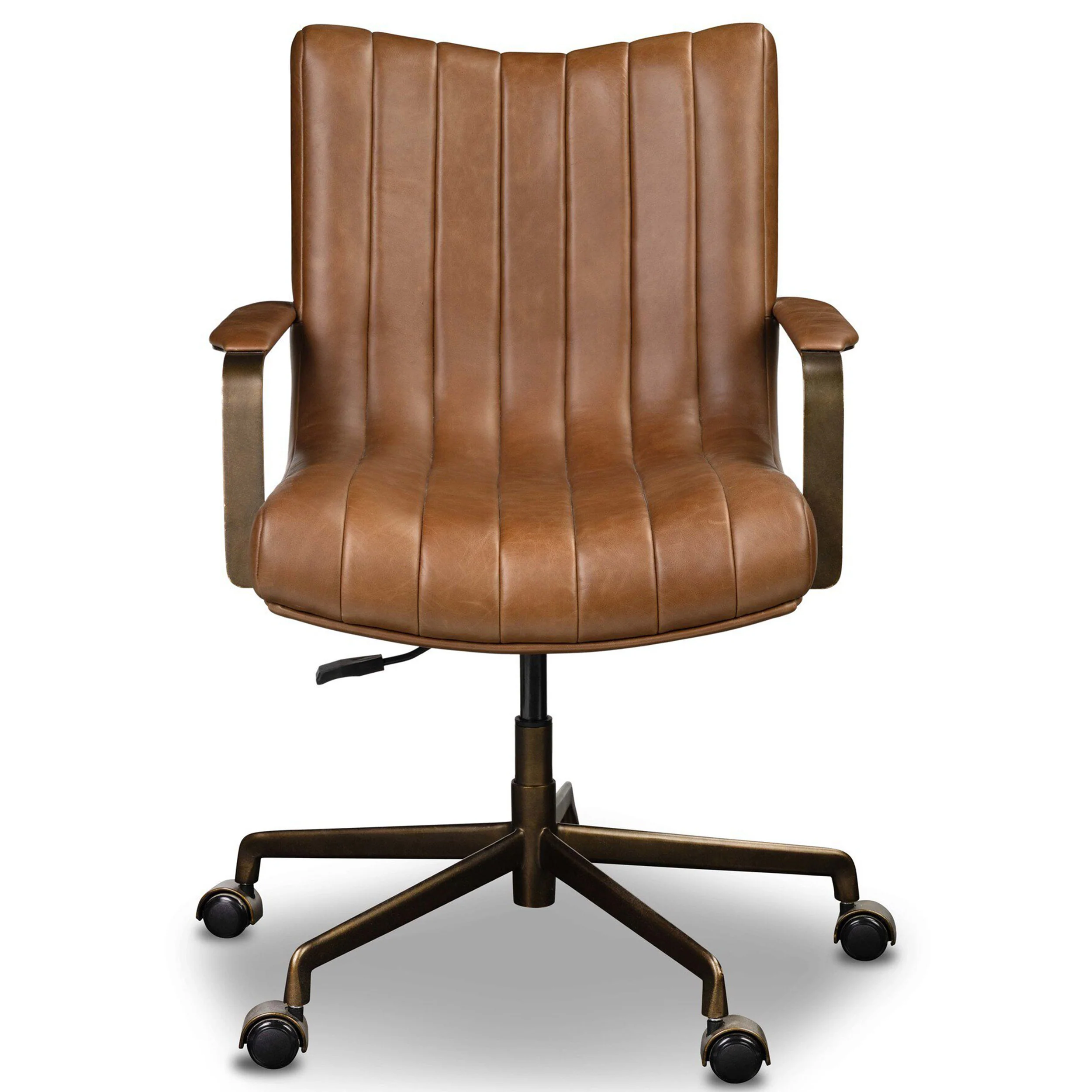Lemmy Desk Chair, Sonoma Chestnut by Four Hands - Image 2