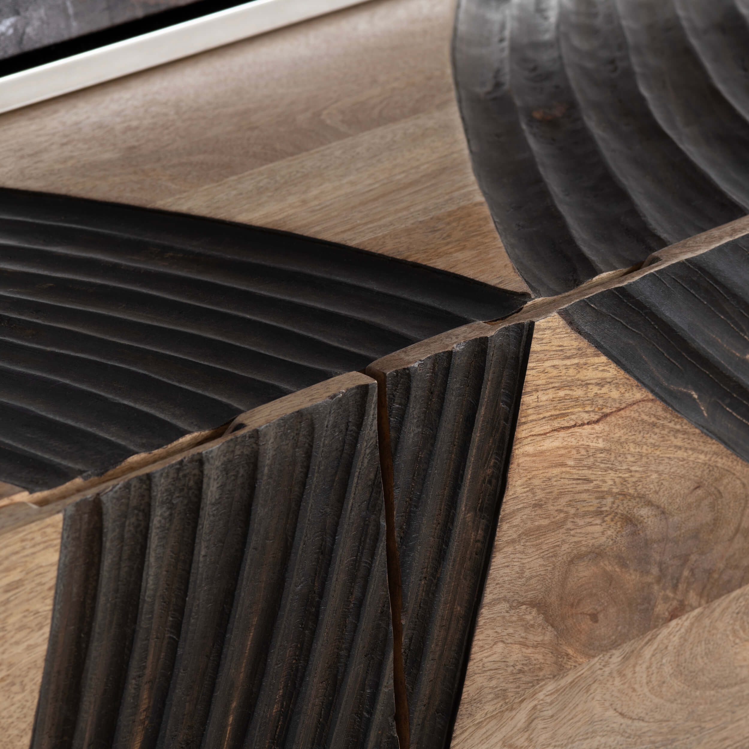 Lennox 4 Door Sideboard, Natural - Image 4