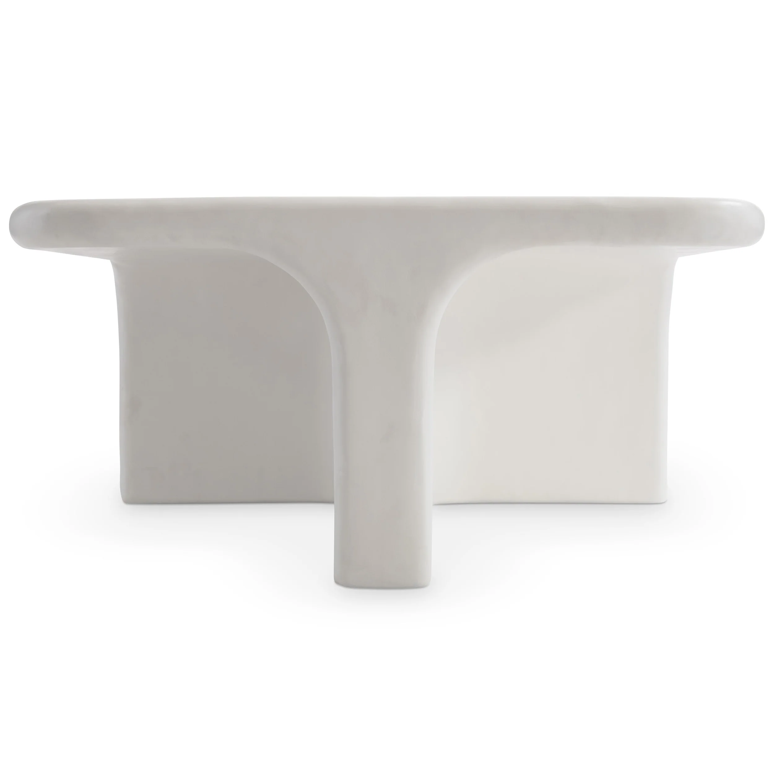 Lennox Outdoor Cocktail Table, Chalky White - Image 3