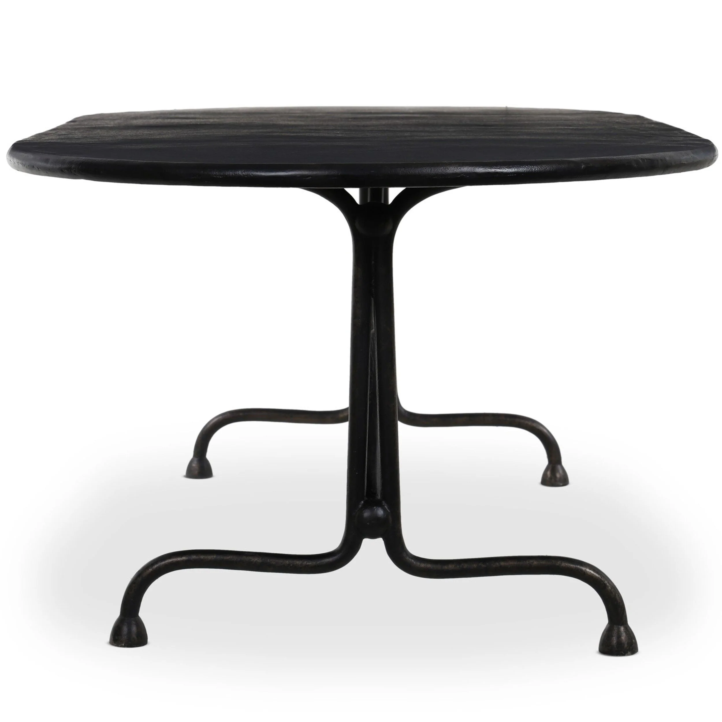 Lenoir Outdoor Dining Table, Disstressed Bronze by Four Hands - Image 3
