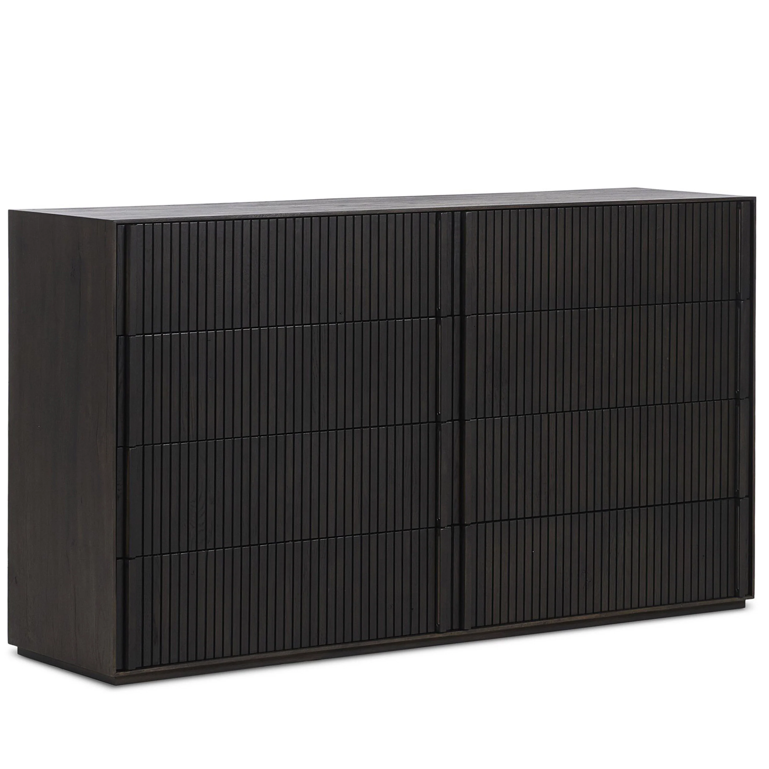 Leo 8 Drawer Dresser, Smoked Black by Four Hands