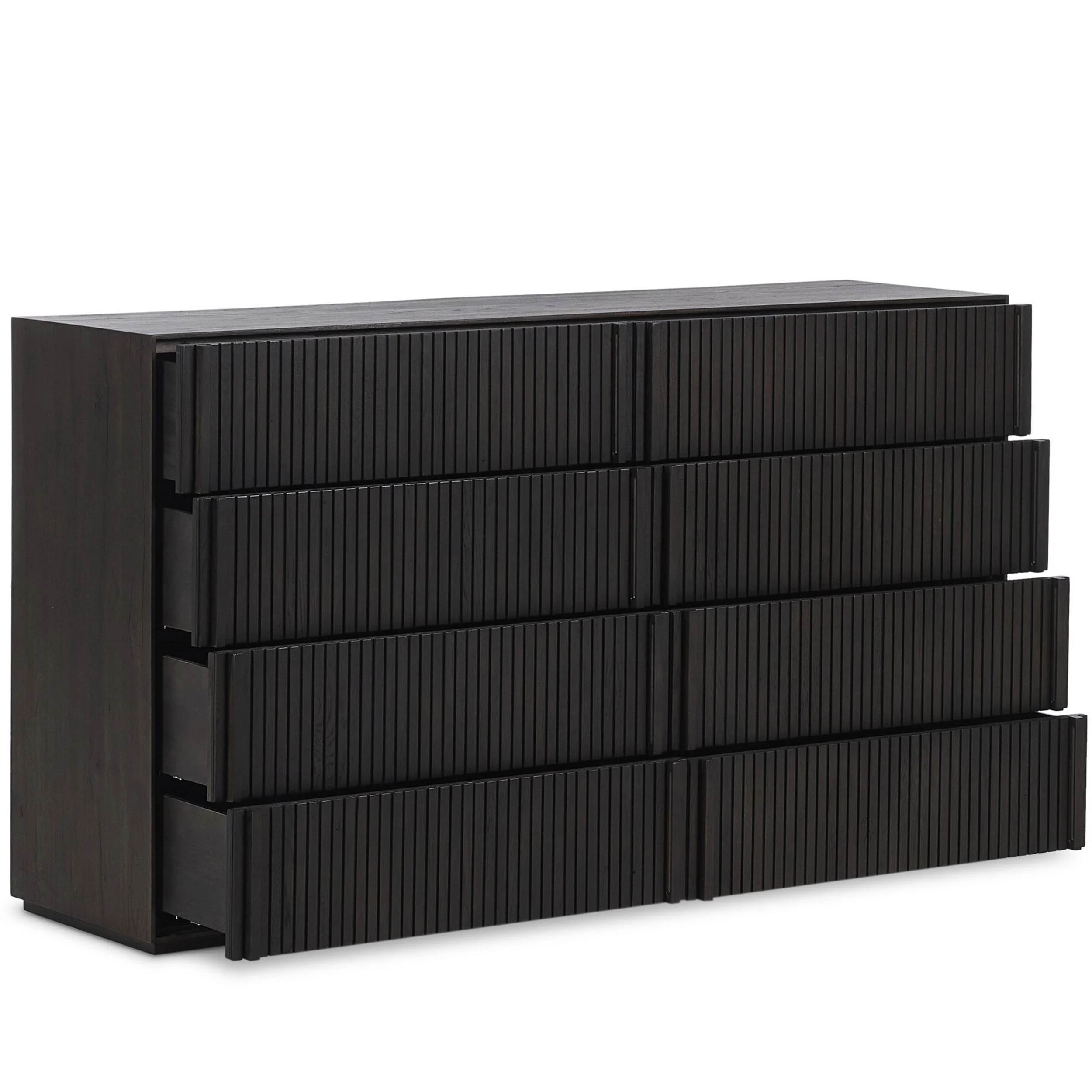Leo 8 Drawer Dresser, Smoked Black by Four Hands - Image 4