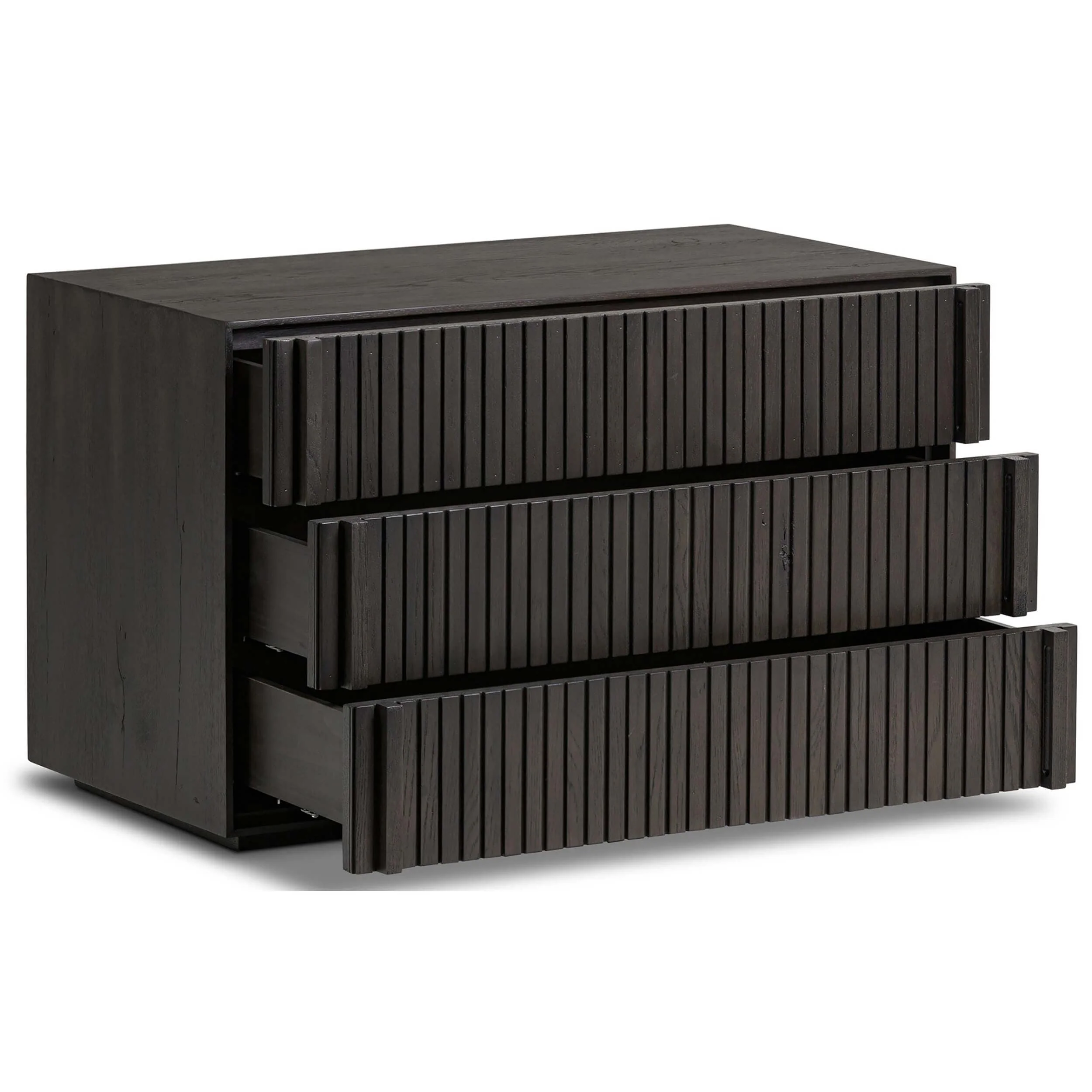 Leo Nightstand, Smoked Black by Four Hands - Image 4