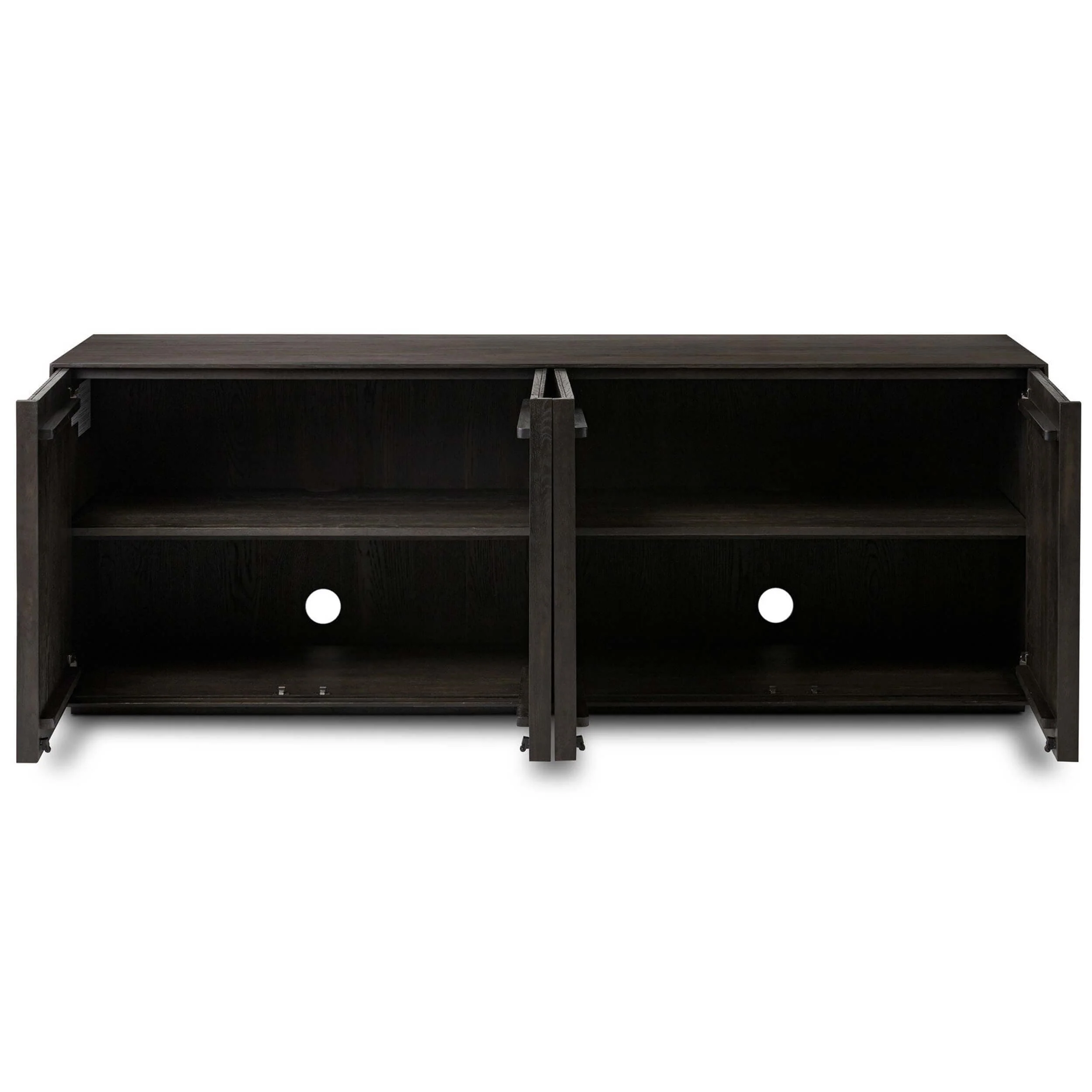 Leo Sideboard, Smoked Black by Four Hands - Image 4