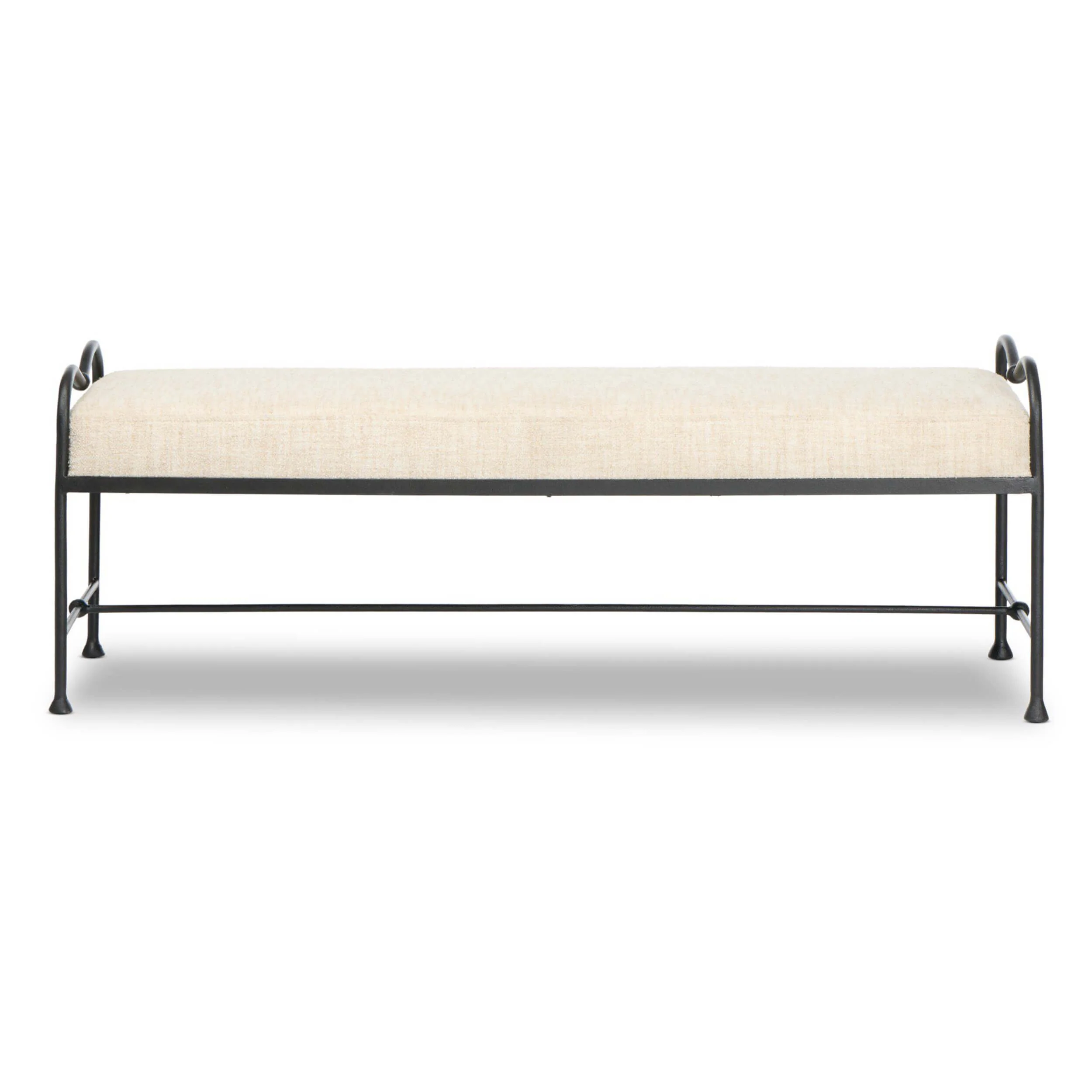 Leona Bench, Yuma Cream by Four Hands - Image 2