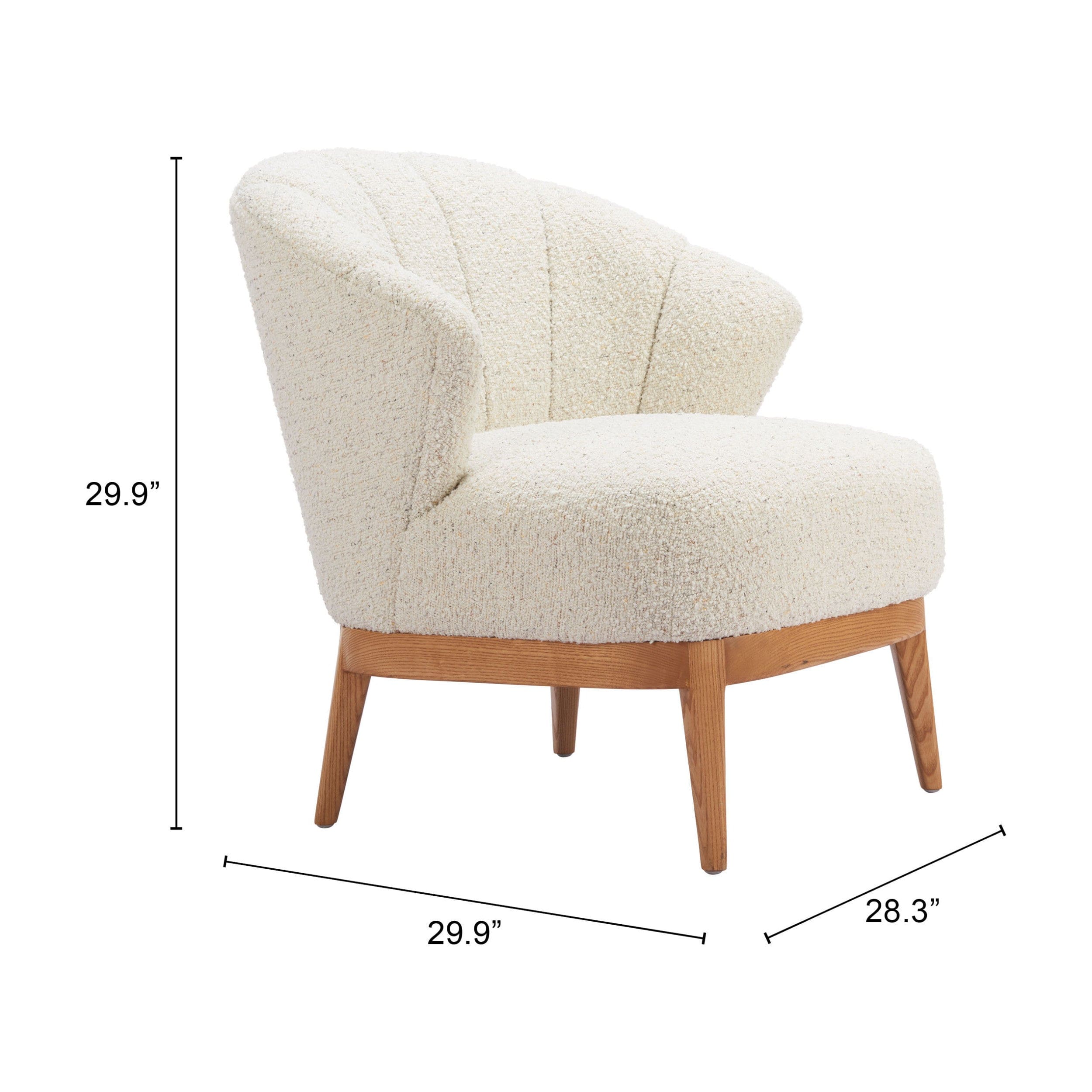 Leque Chair, Tawny Beige - Image 2