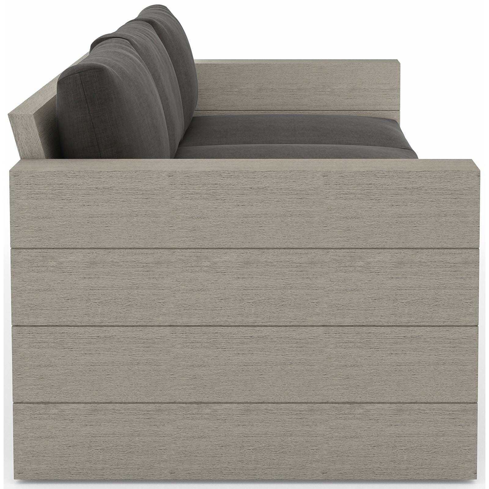 Leroy Outdoor Sofa, Charcoal by Four Hands - Image 3