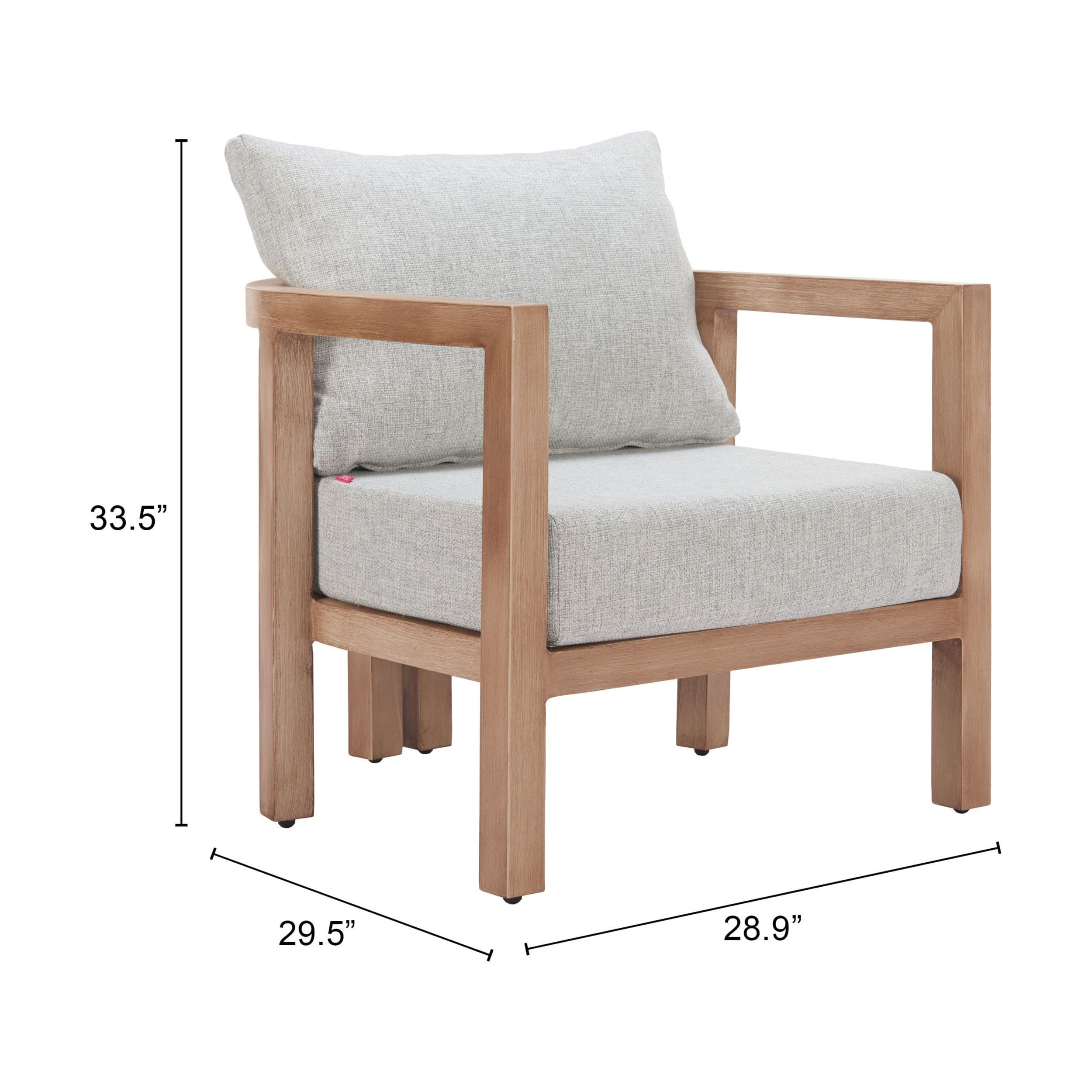 Leto Armchair, Gray - Image 2