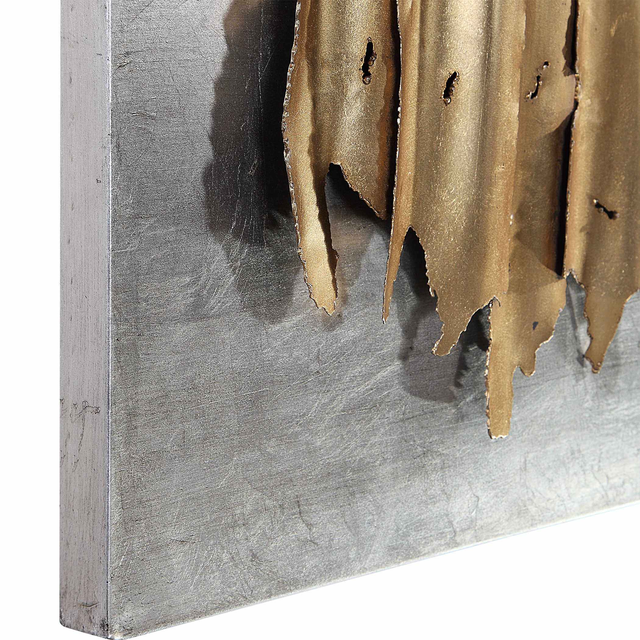 Lev Metal Wall Decor, Silver - Image 2