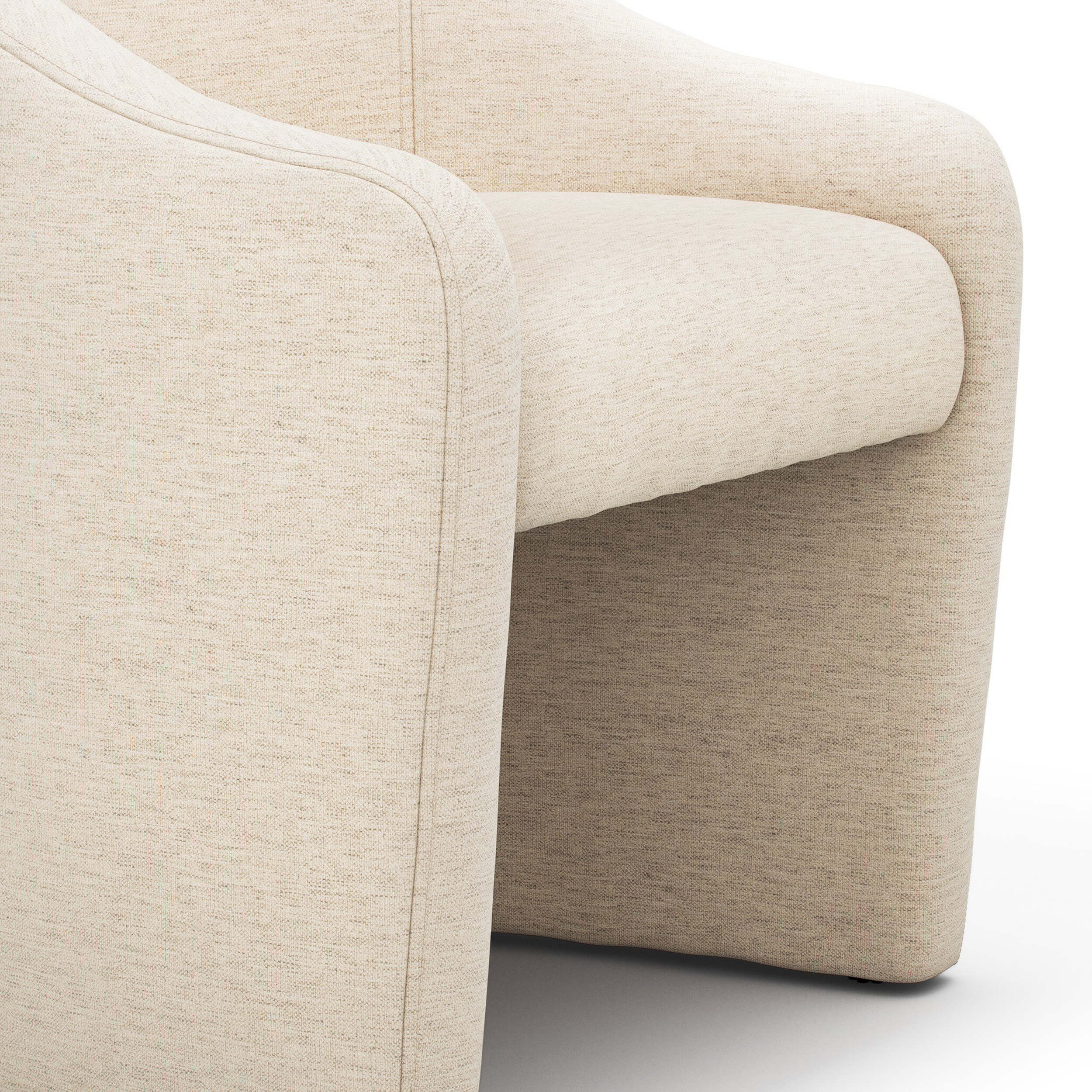 Levi Dining Chair, Nomad Snow, Set of 2 by Four Hands - Image 5