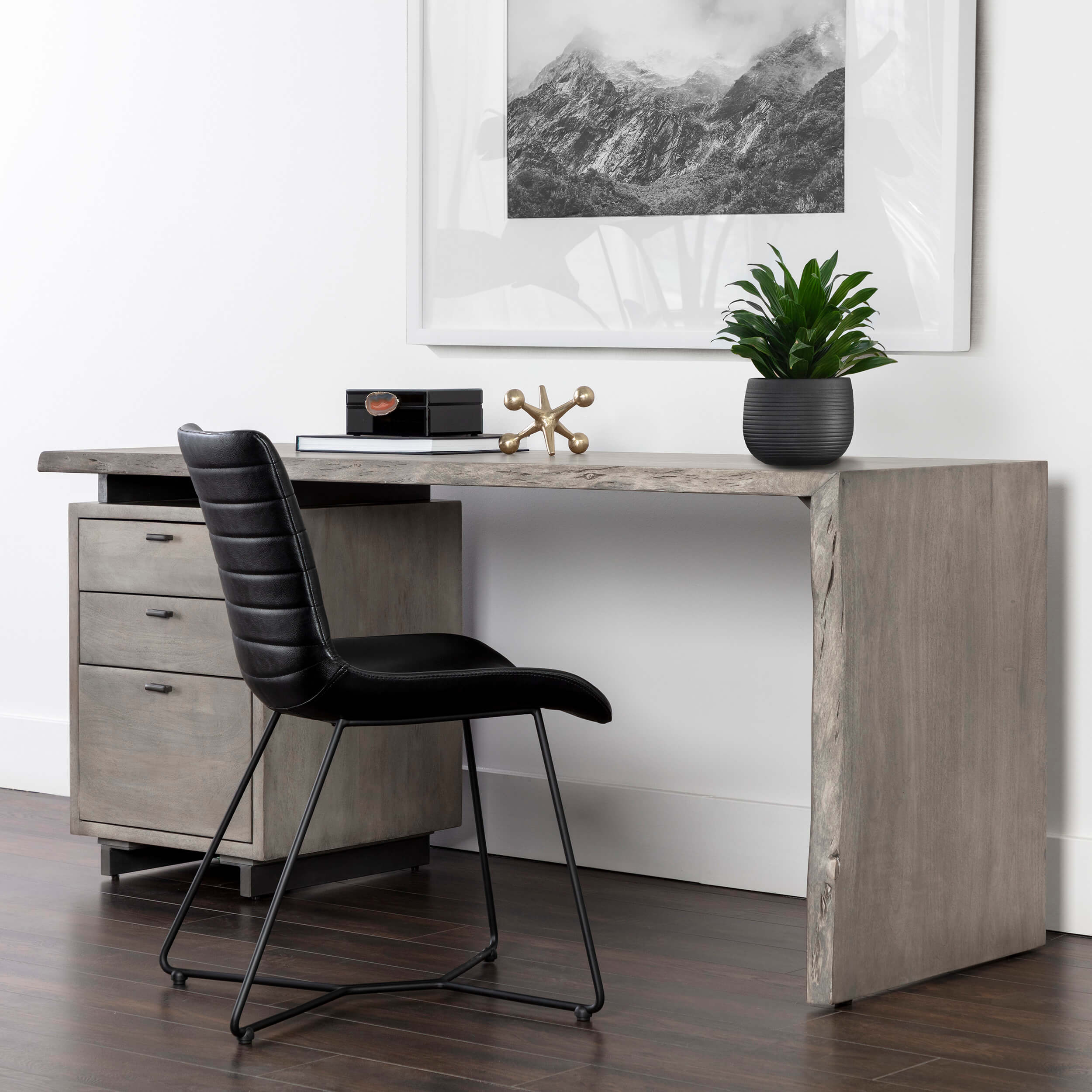 Lewis Desk, Grey - Image 4