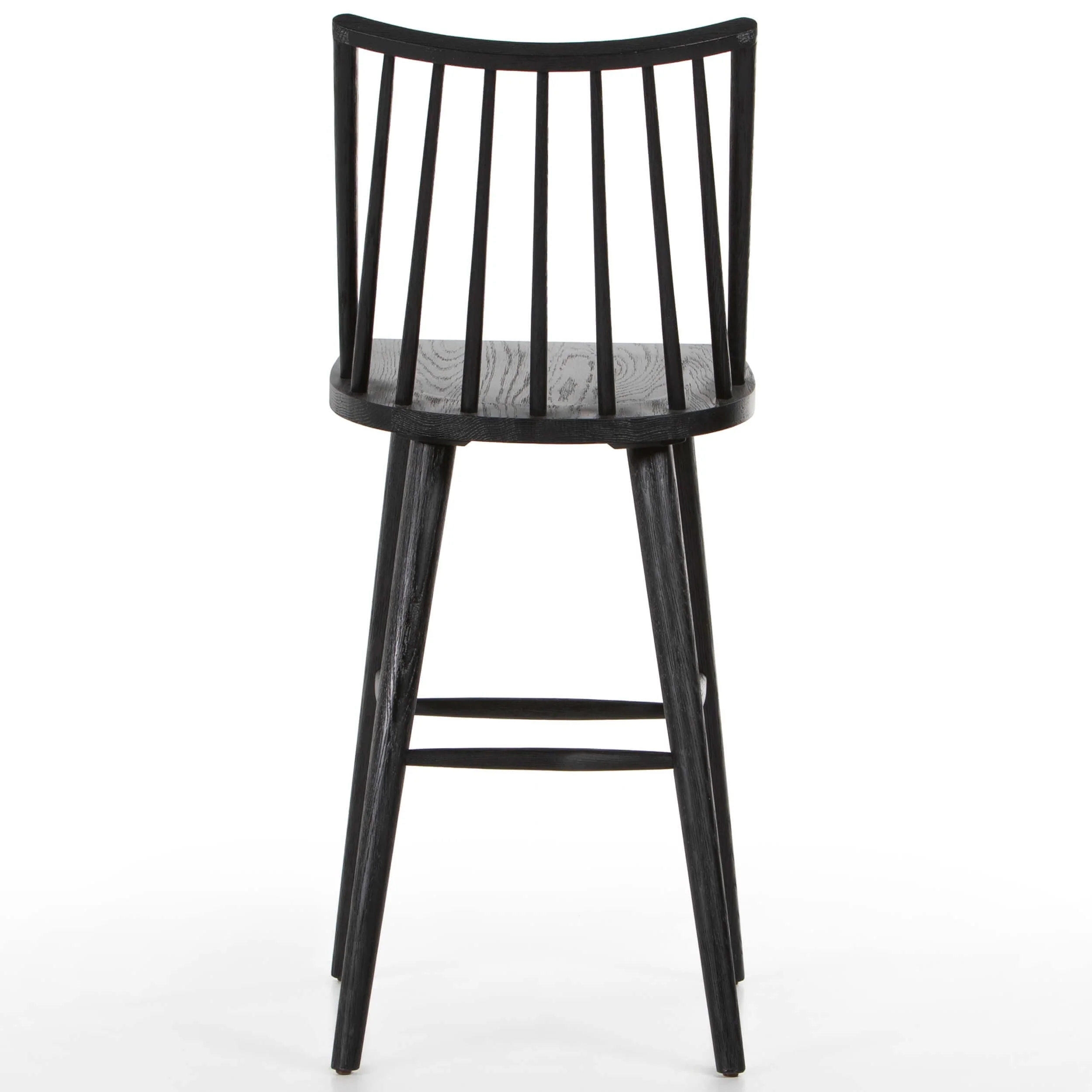 Lewis Windsor Bar Stool, Black Oak by Four Hands - Image 4