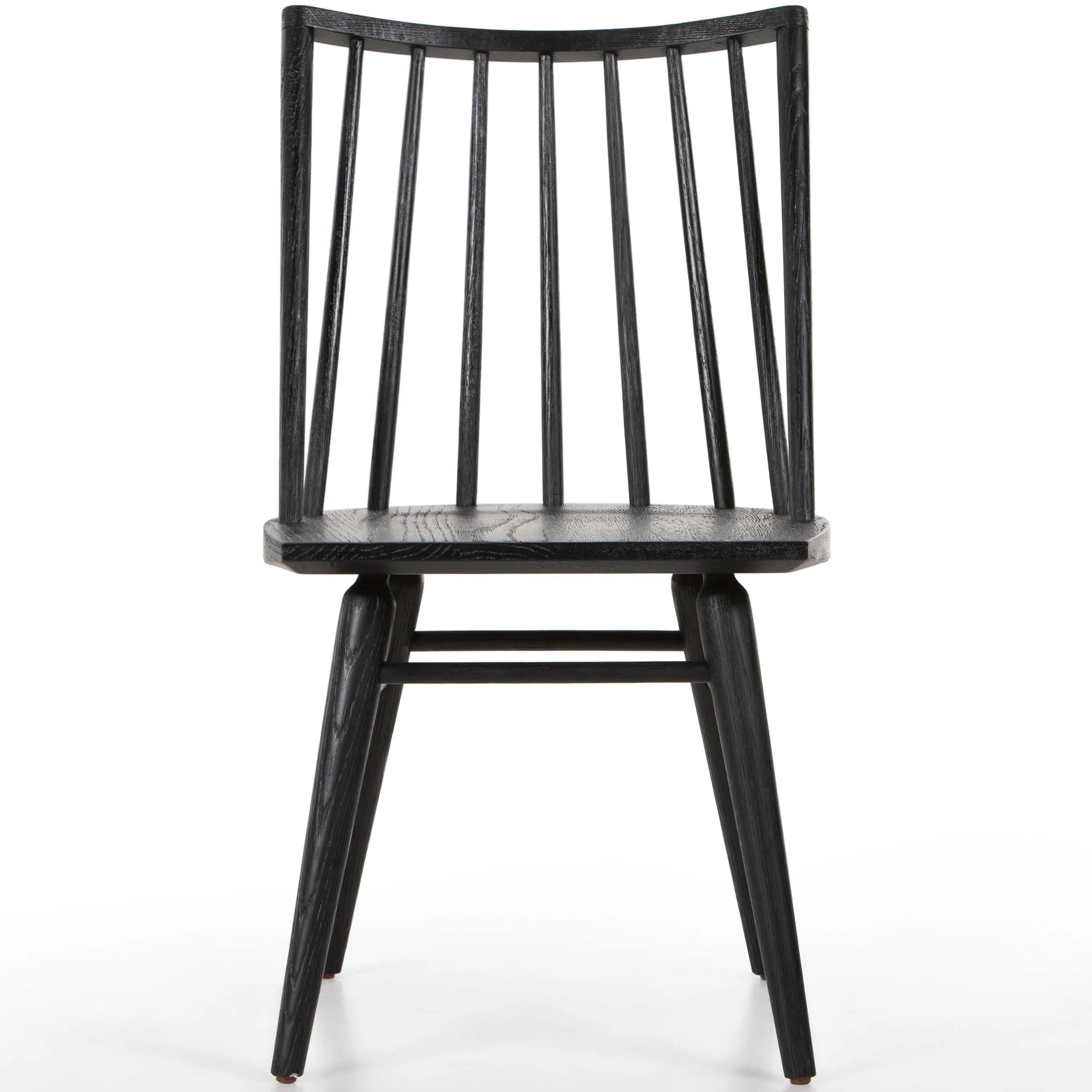 Lewis Windsor Dining Chair, Black Oak, Set of 2 by Four Hands - Image 2