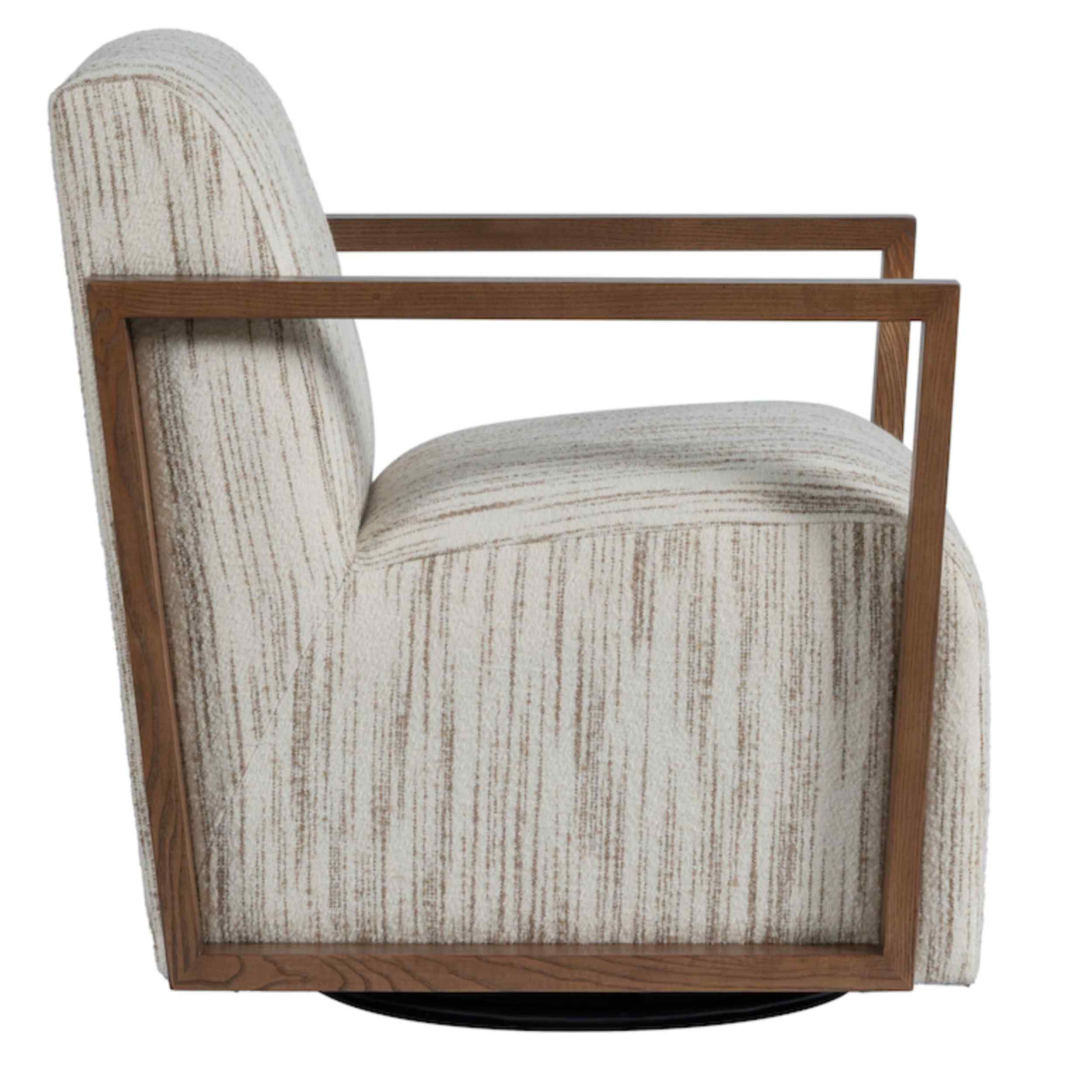 Lexington Swivel Rocker, Latte Weave - Image 3