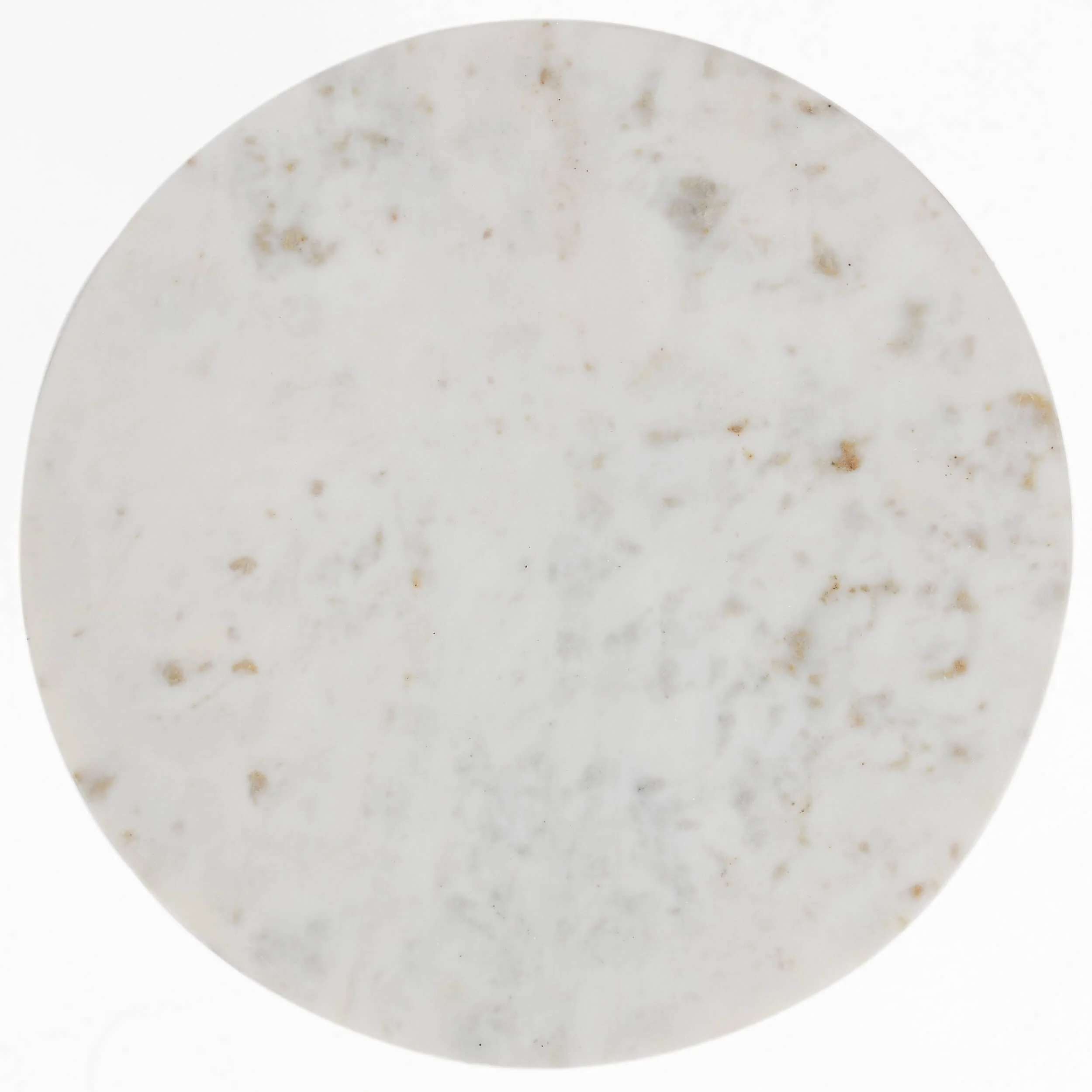 Leyton Accent Table, White Marble - Image 2