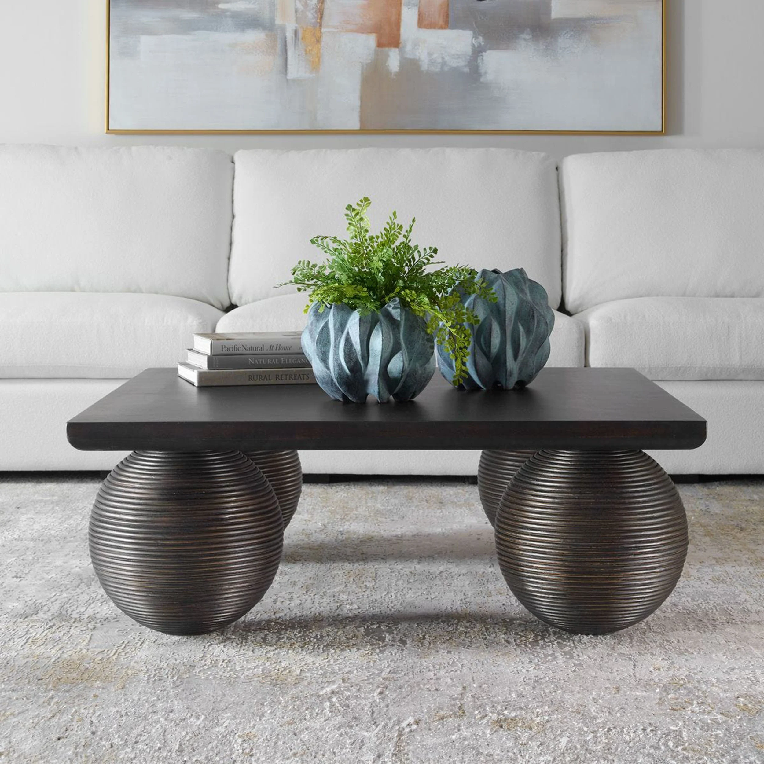 Kasson Coffee Table, Distressed Black - Image 5