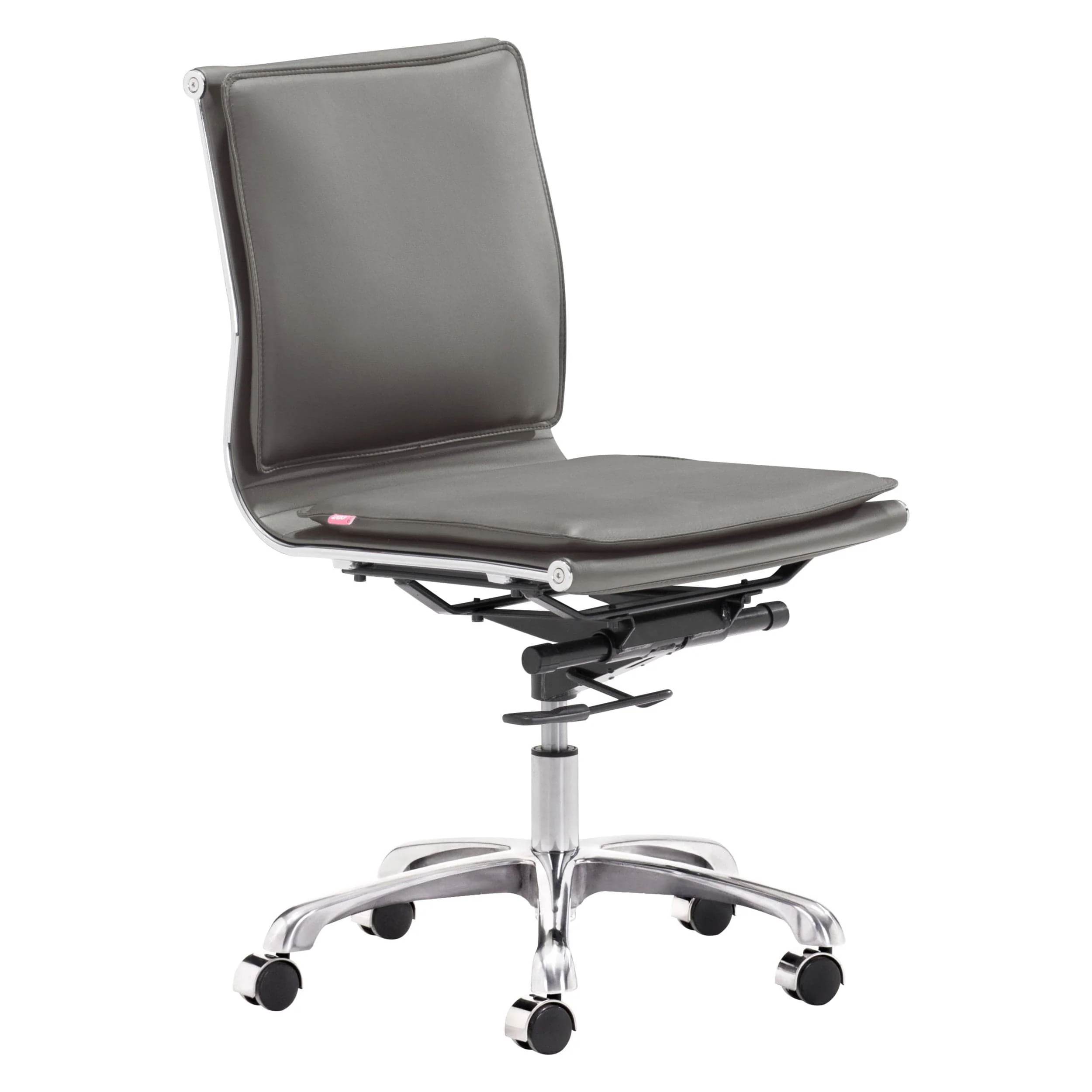 Lider Plus Armless Office Chair, Gray