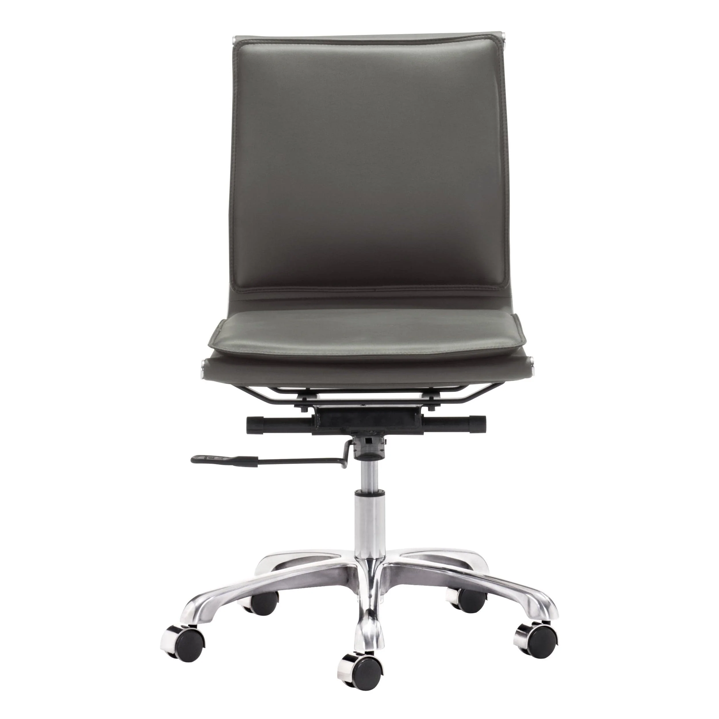Lider Plus Armless Office Chair, Gray - Image 2