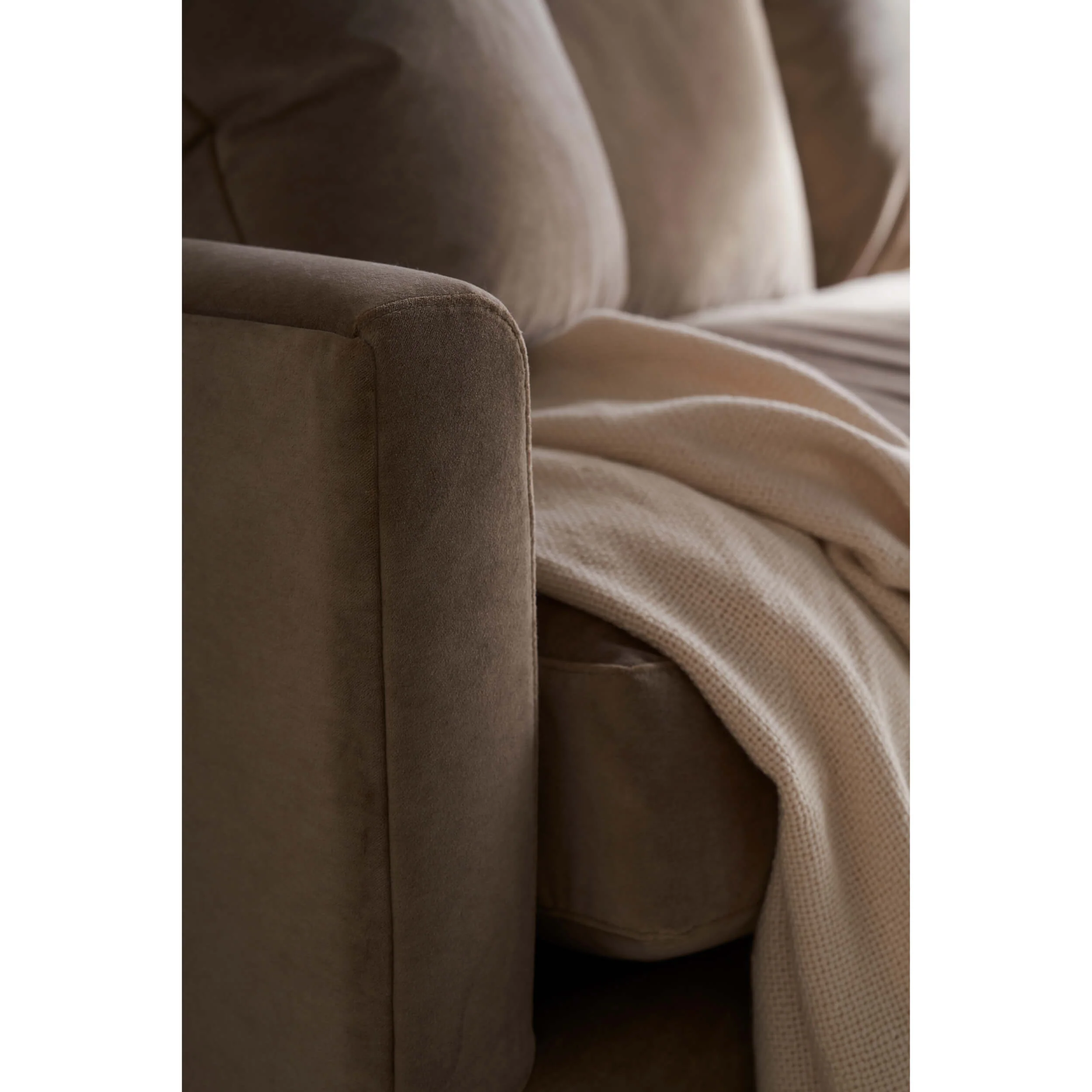 Lilah QS Sofa, Fawn - Image 4