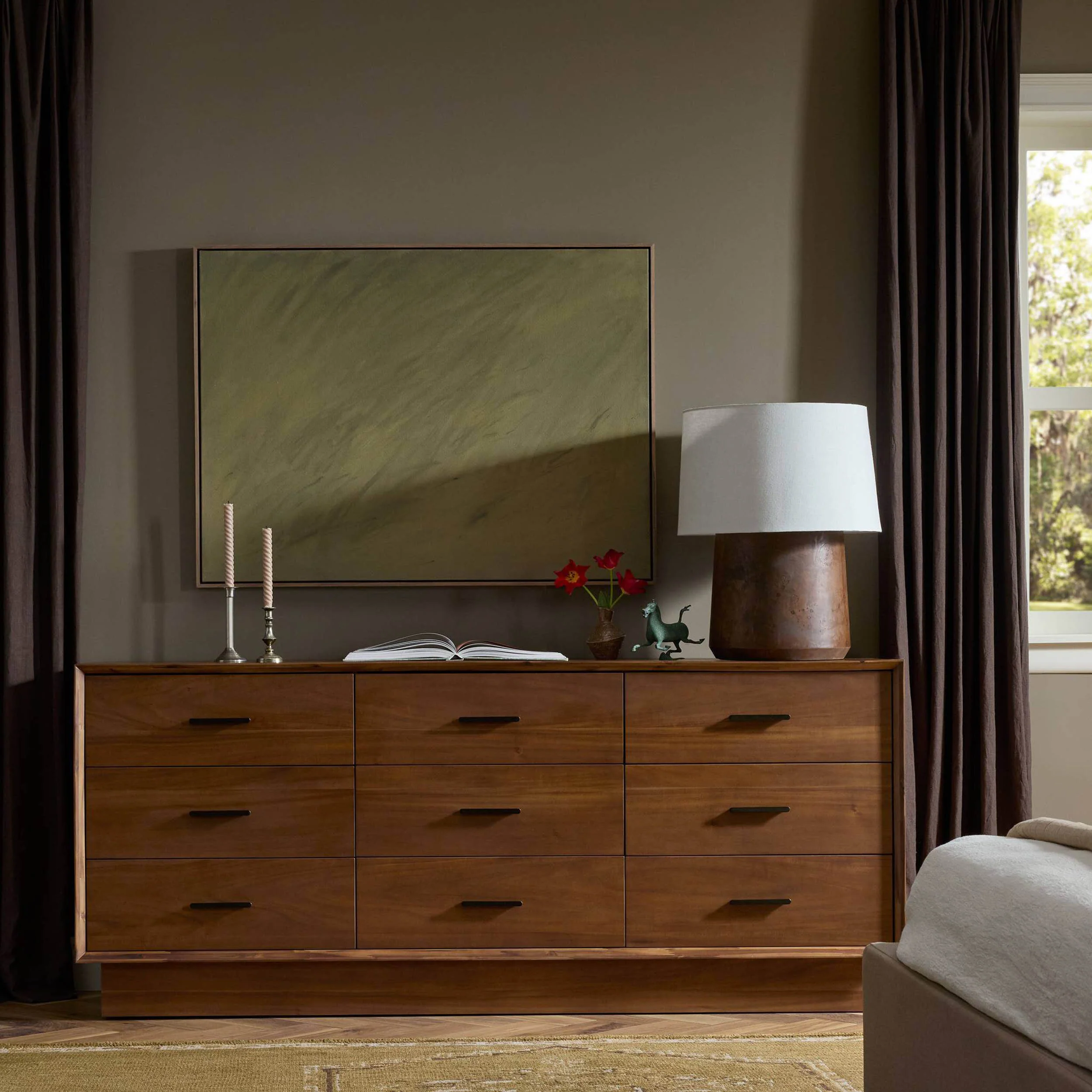 Lilas 9 Drawer Dresser, Saddle Tan by Four Hands - Image 8